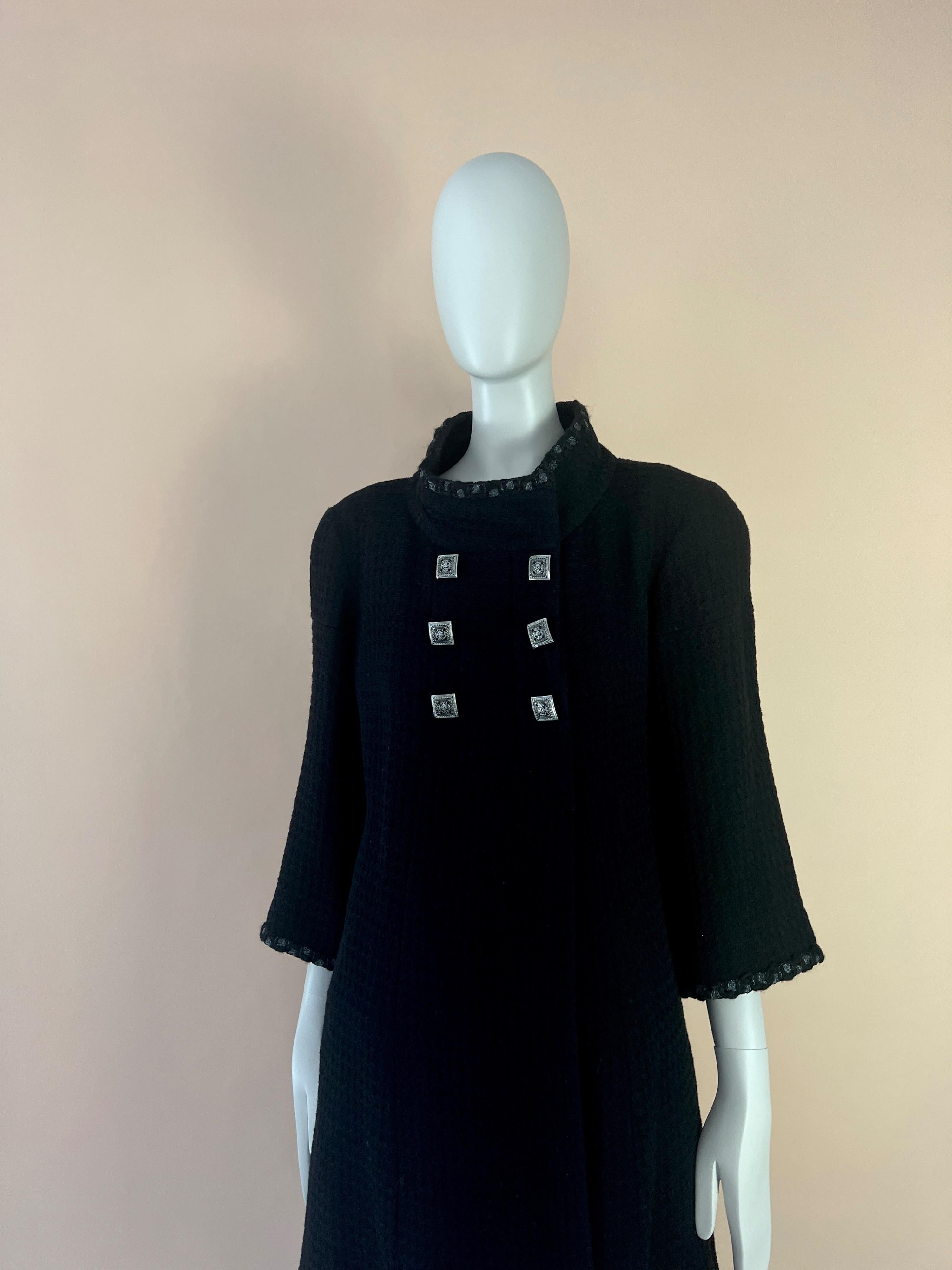 Chanel Byzance Collection Jewel Buttons Tweed Coat 1