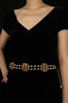 Chanel Byzantine belt by Karl Lagerfeld 1985s