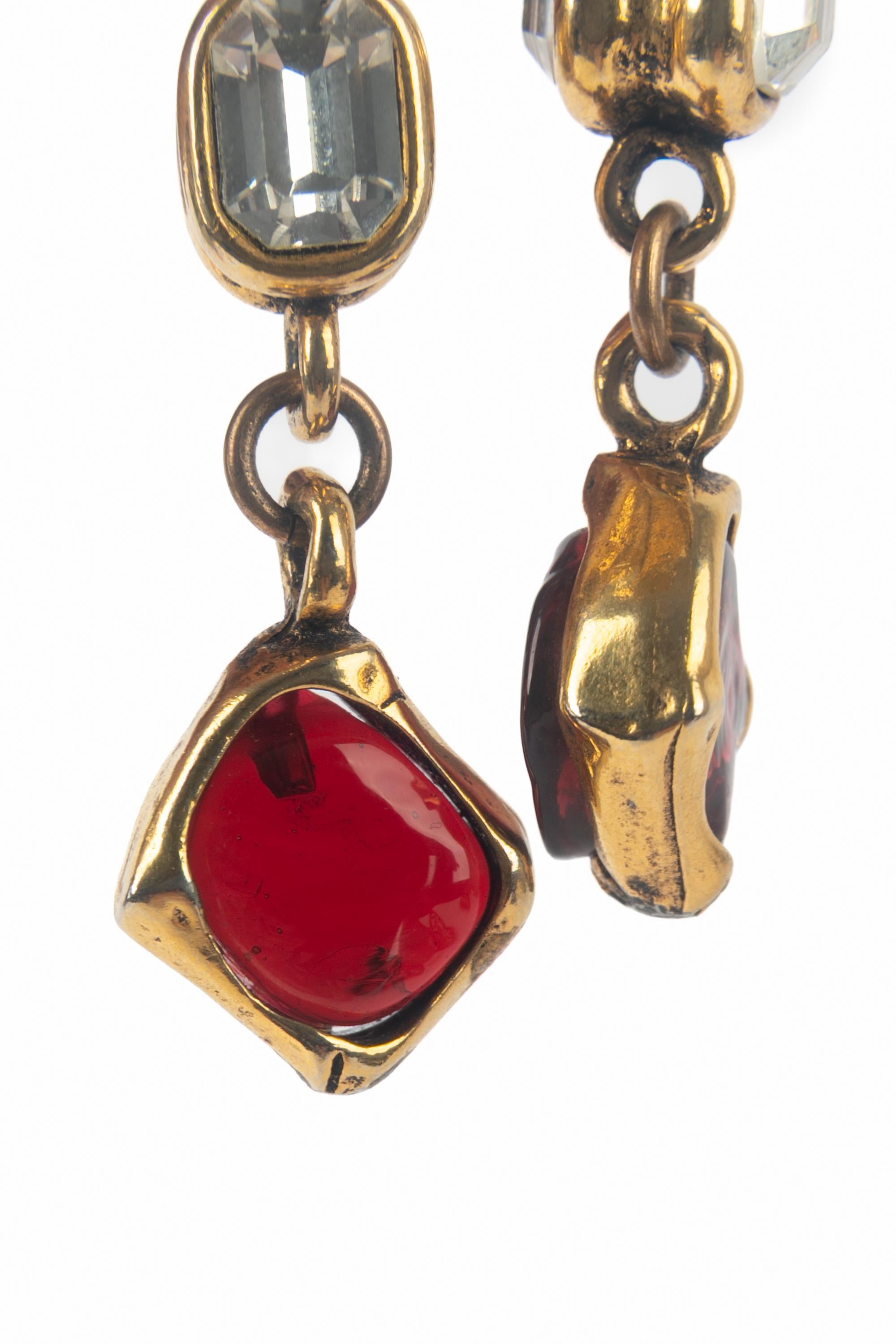 Orecchini Chanel bizantini anni '80 in vendita 2