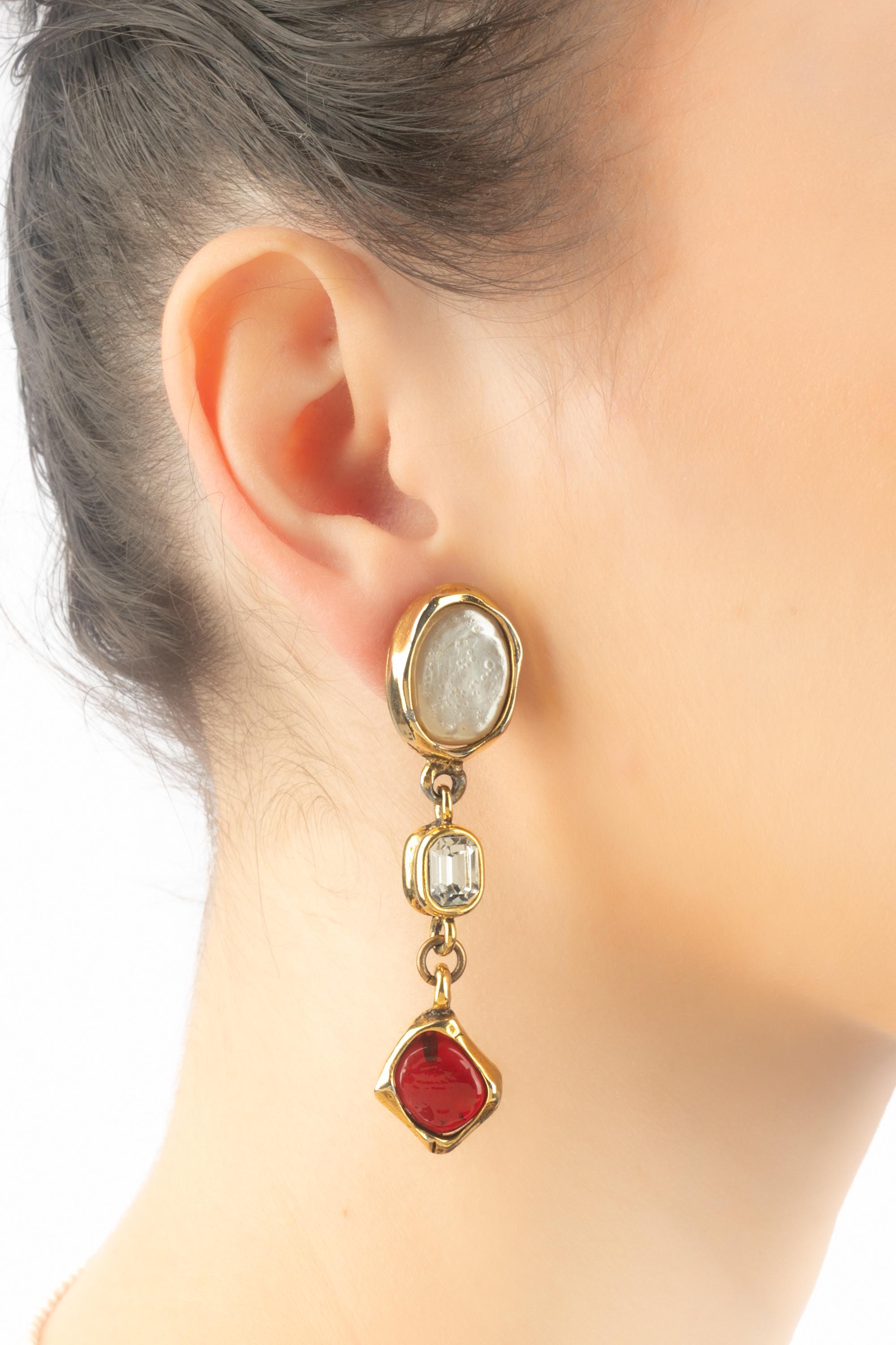 Orecchini Chanel bizantini anni '80 in vendita 4