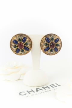 Chanel byzantine earrings