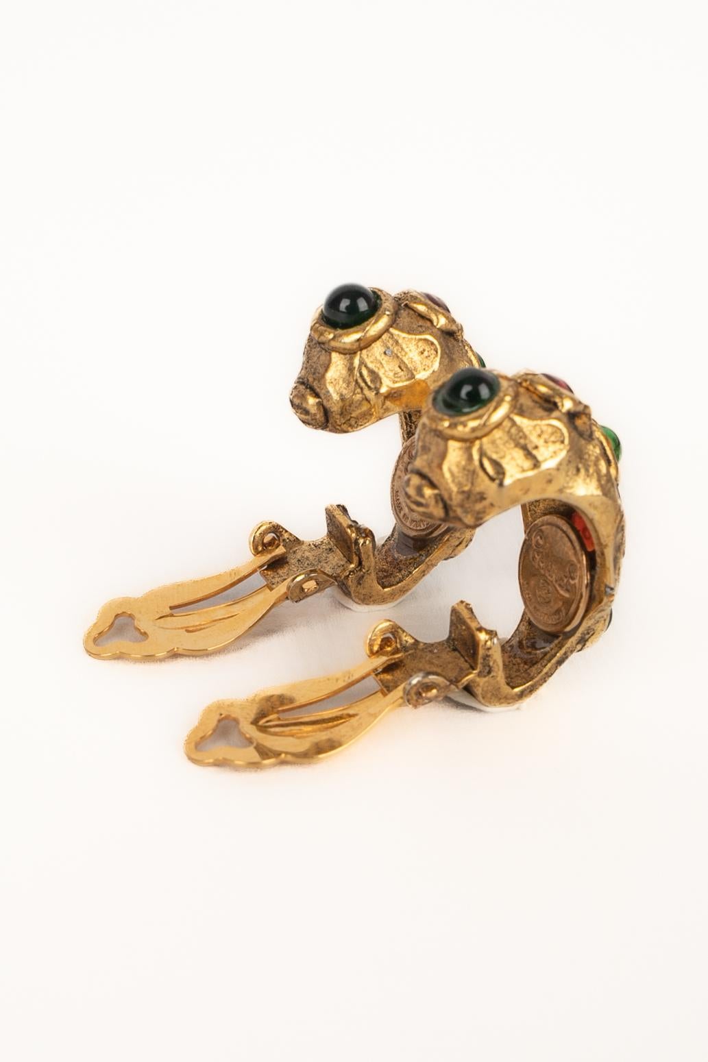 Boucles d'oreilles byzantines Chanel Pour femmes en vente