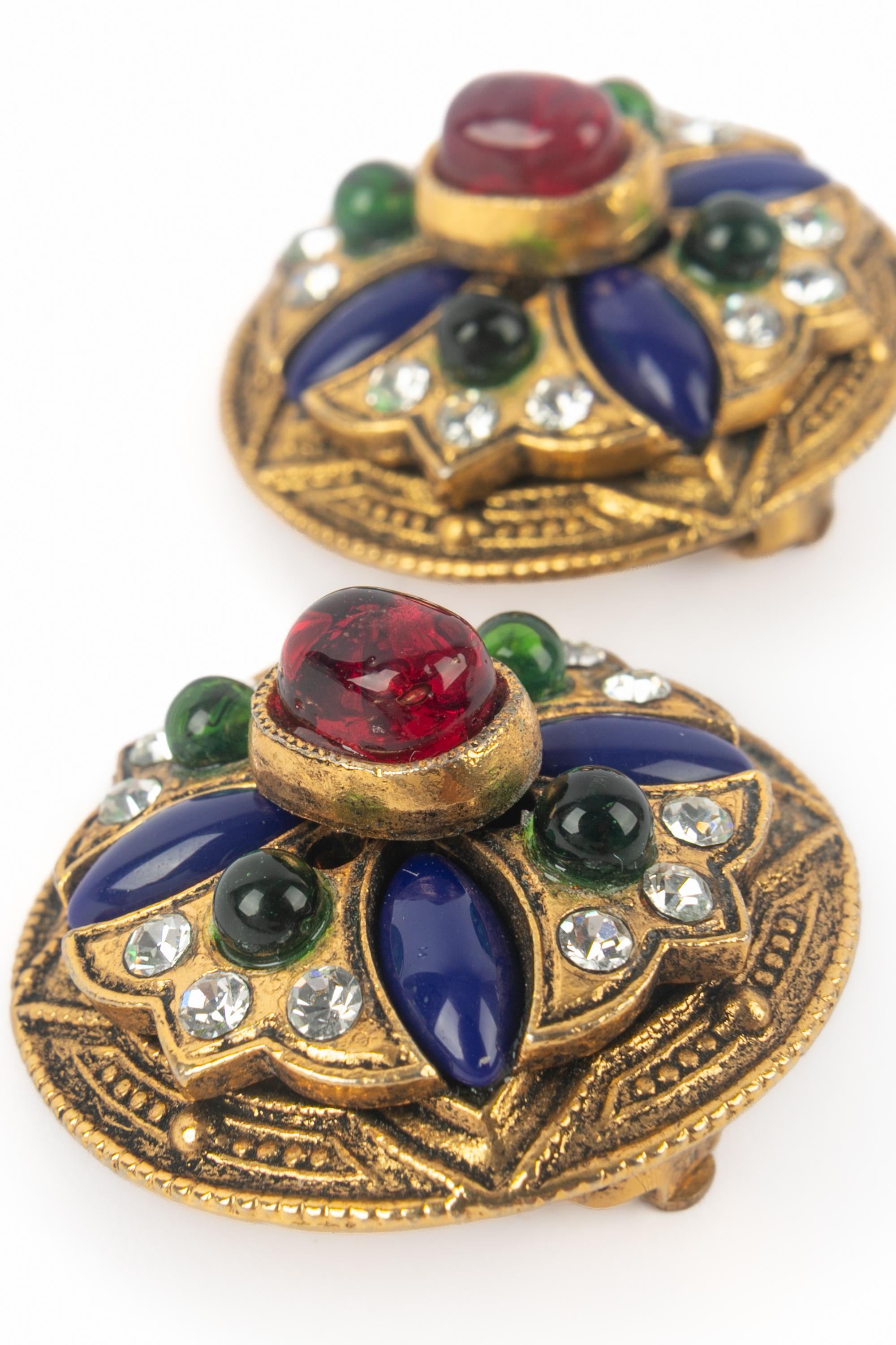 Orecchini bizantini Chanel in vendita 1