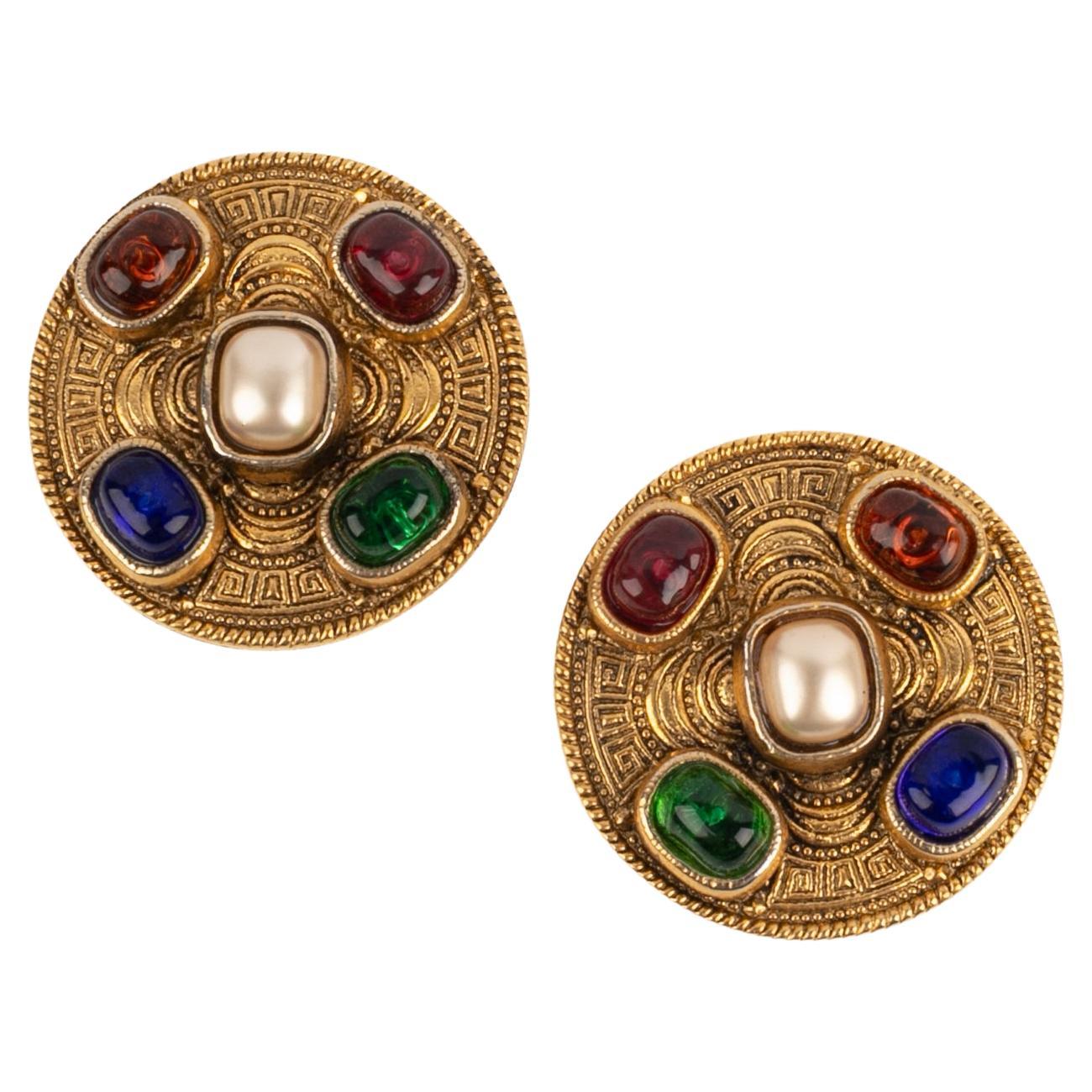 Boucles d'oreilles byzantines Chanel