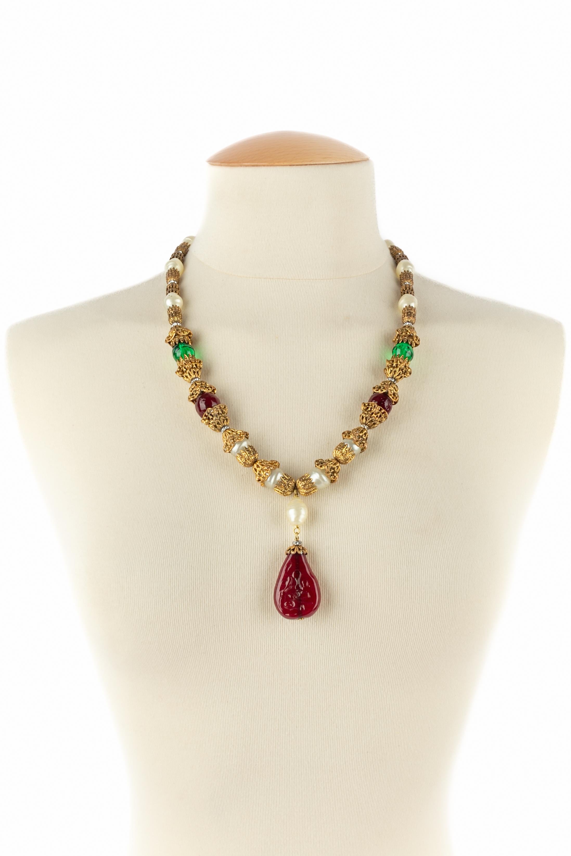 Chanel Byzantine necklace 1983 For Sale 6