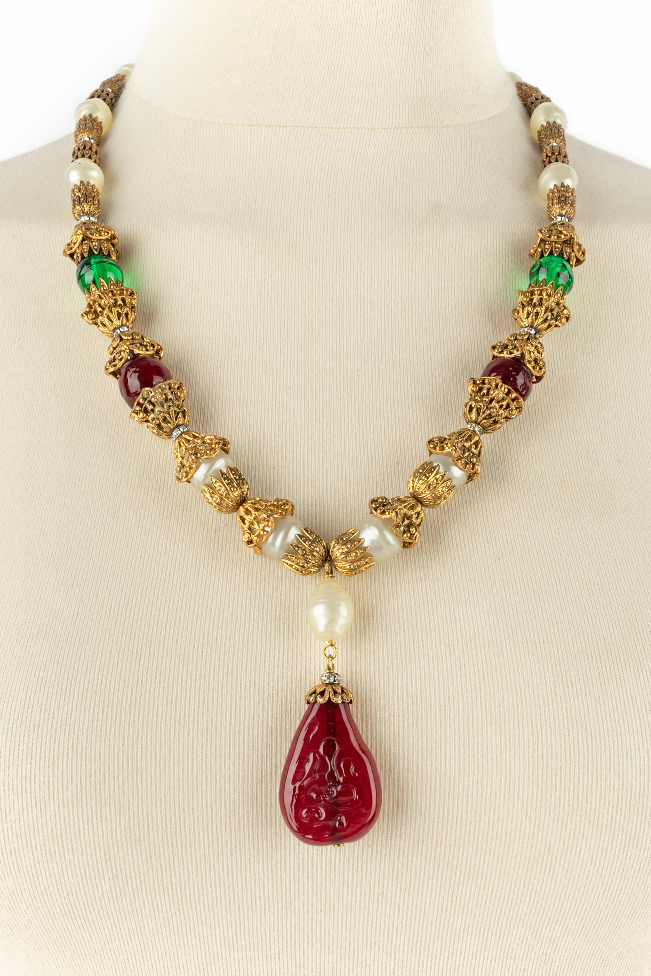 Chanel Byzantine necklace 1983 For Sale 7