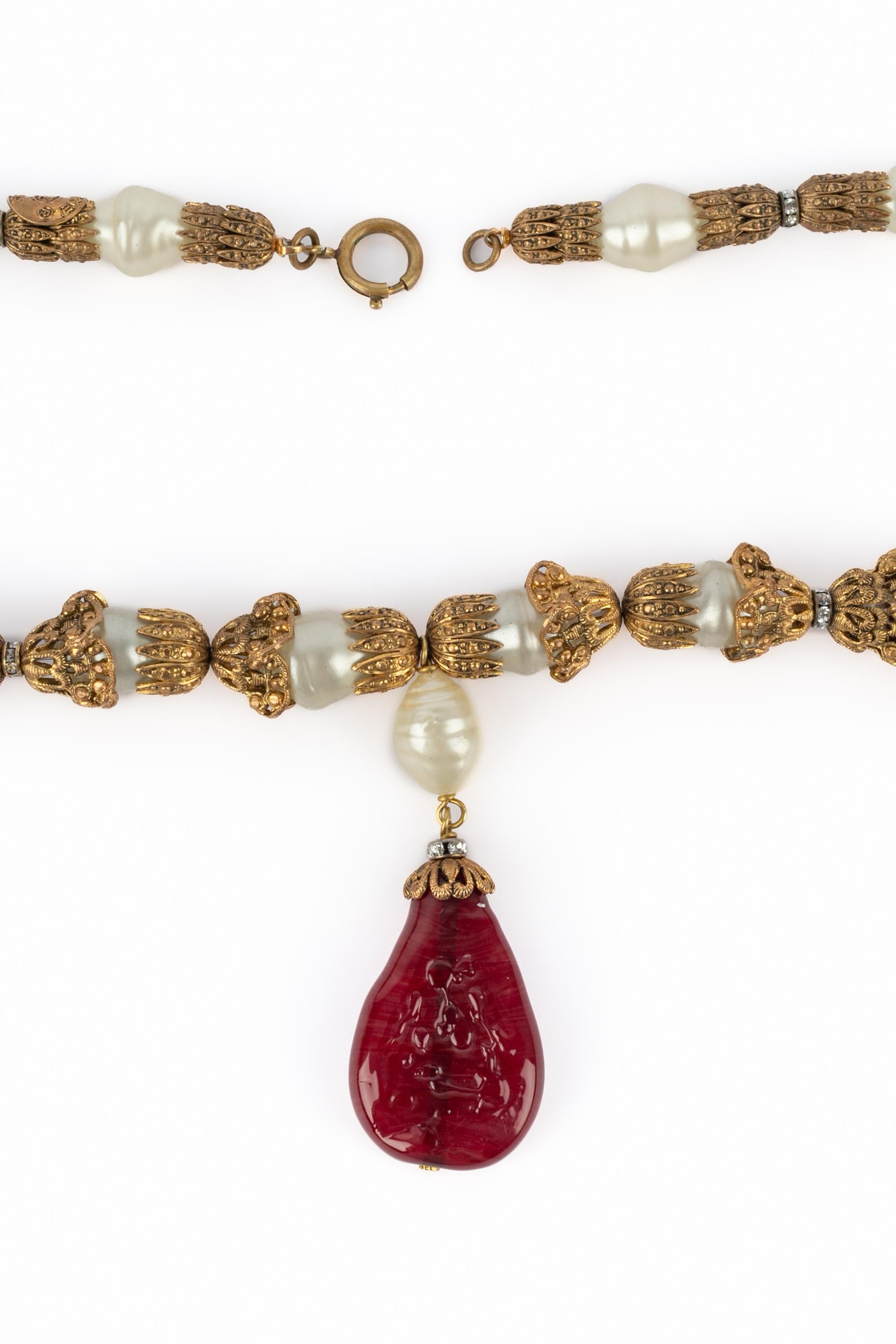 Women's Chanel Byzantine necklace 1983 For Sale