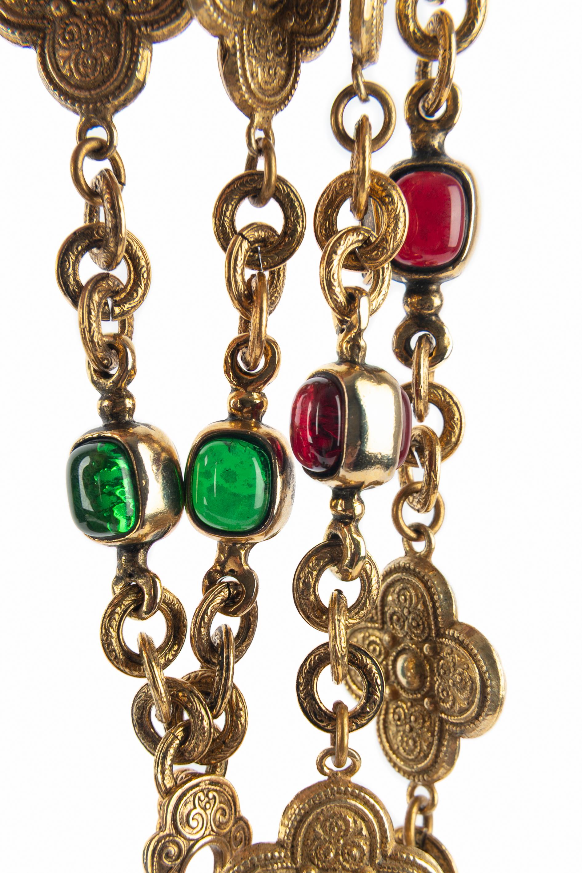 Chanel Byzantine necklace 1984 For Sale 7