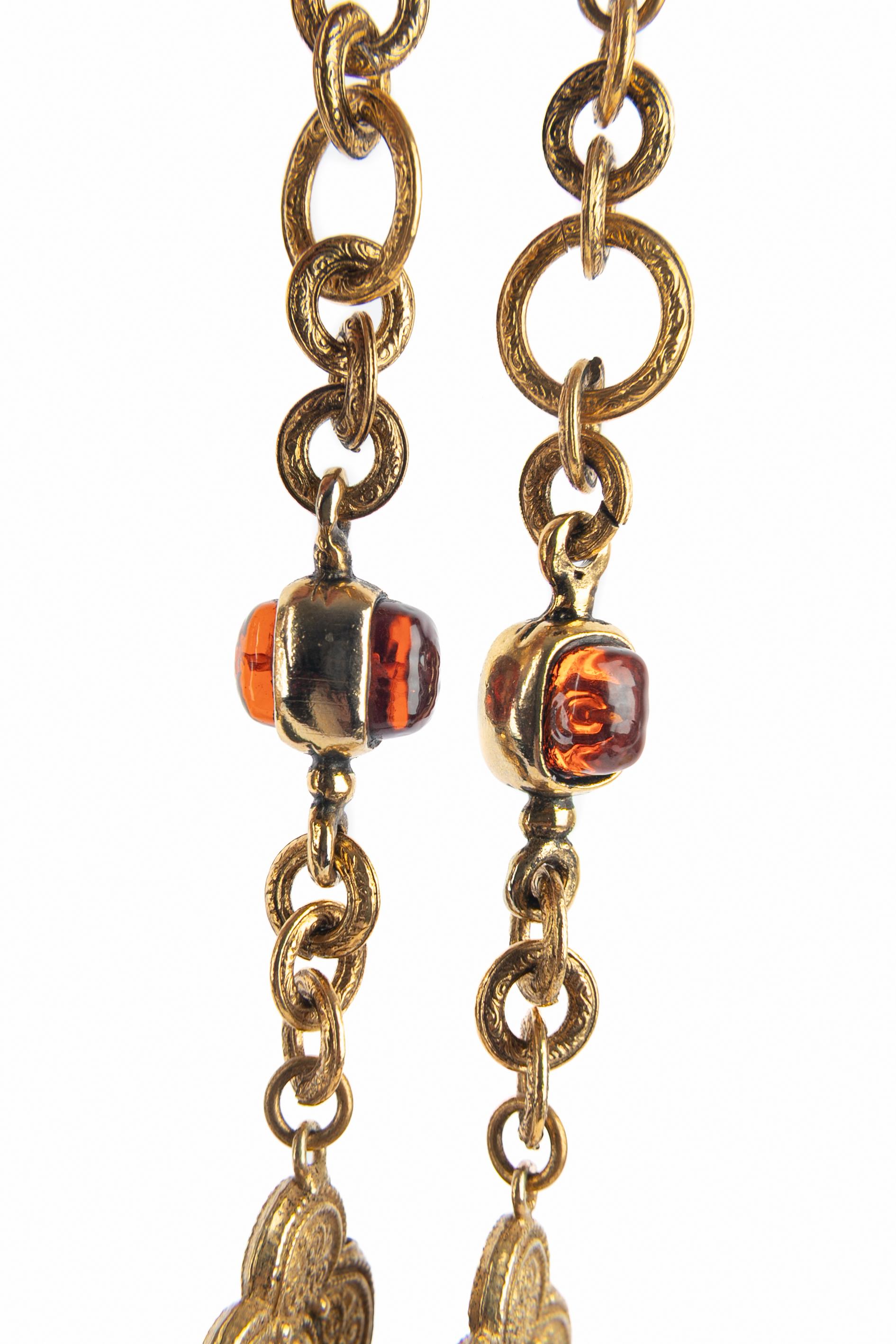 Chanel Byzantine necklace 1984 For Sale 8