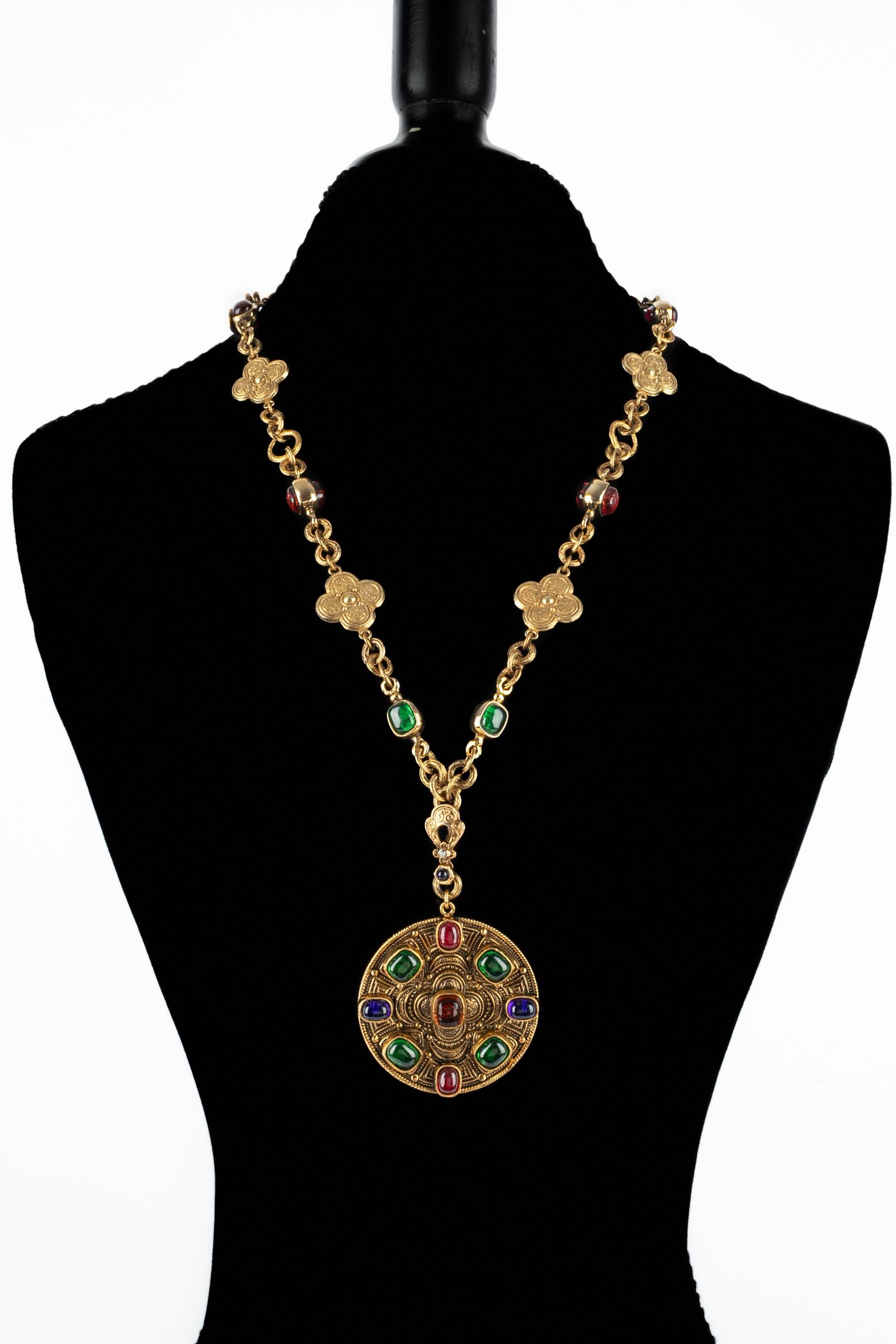 Chanel Byzantine necklace 1984 For Sale 9