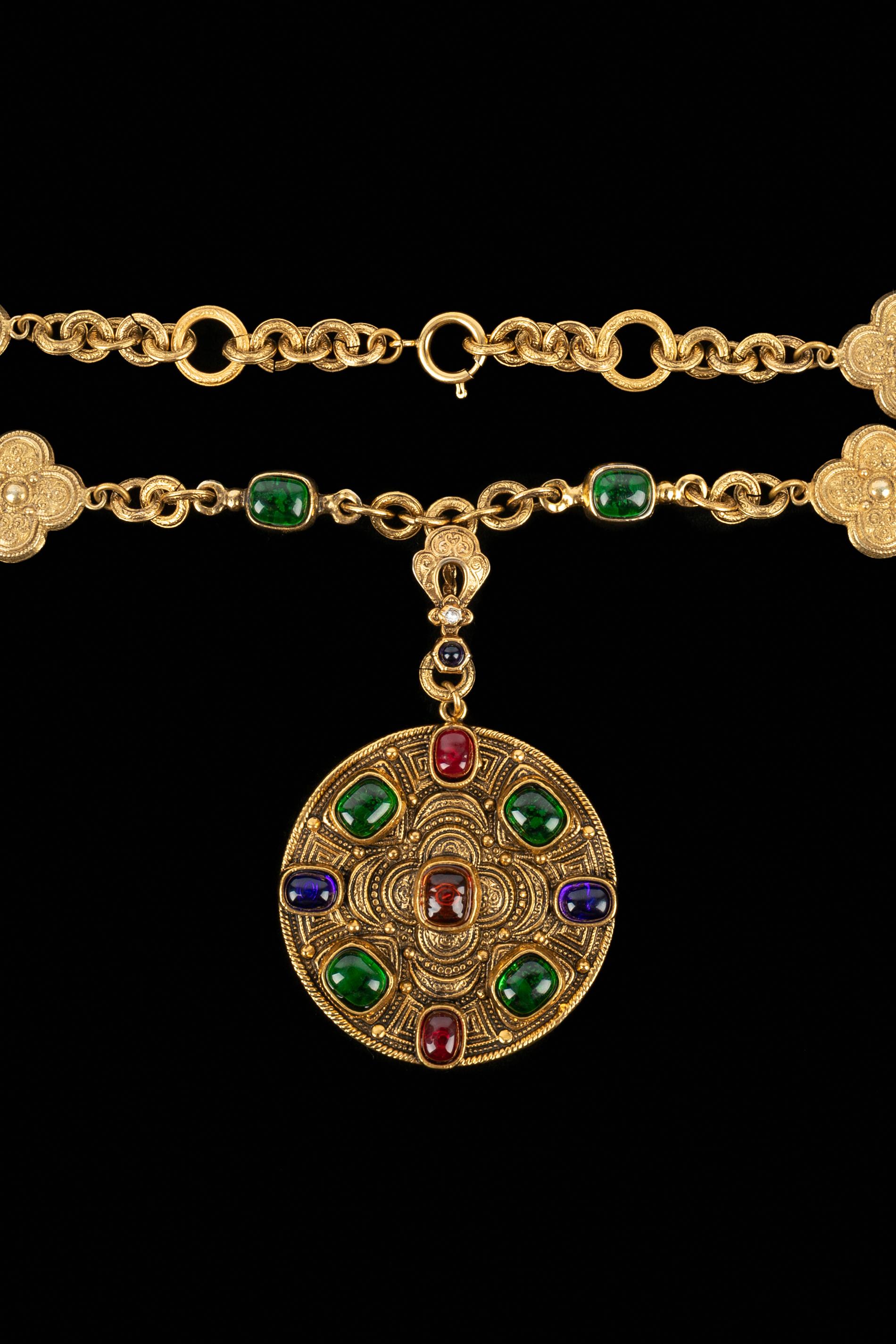 Women's Chanel Byzantine necklace 1984 For Sale