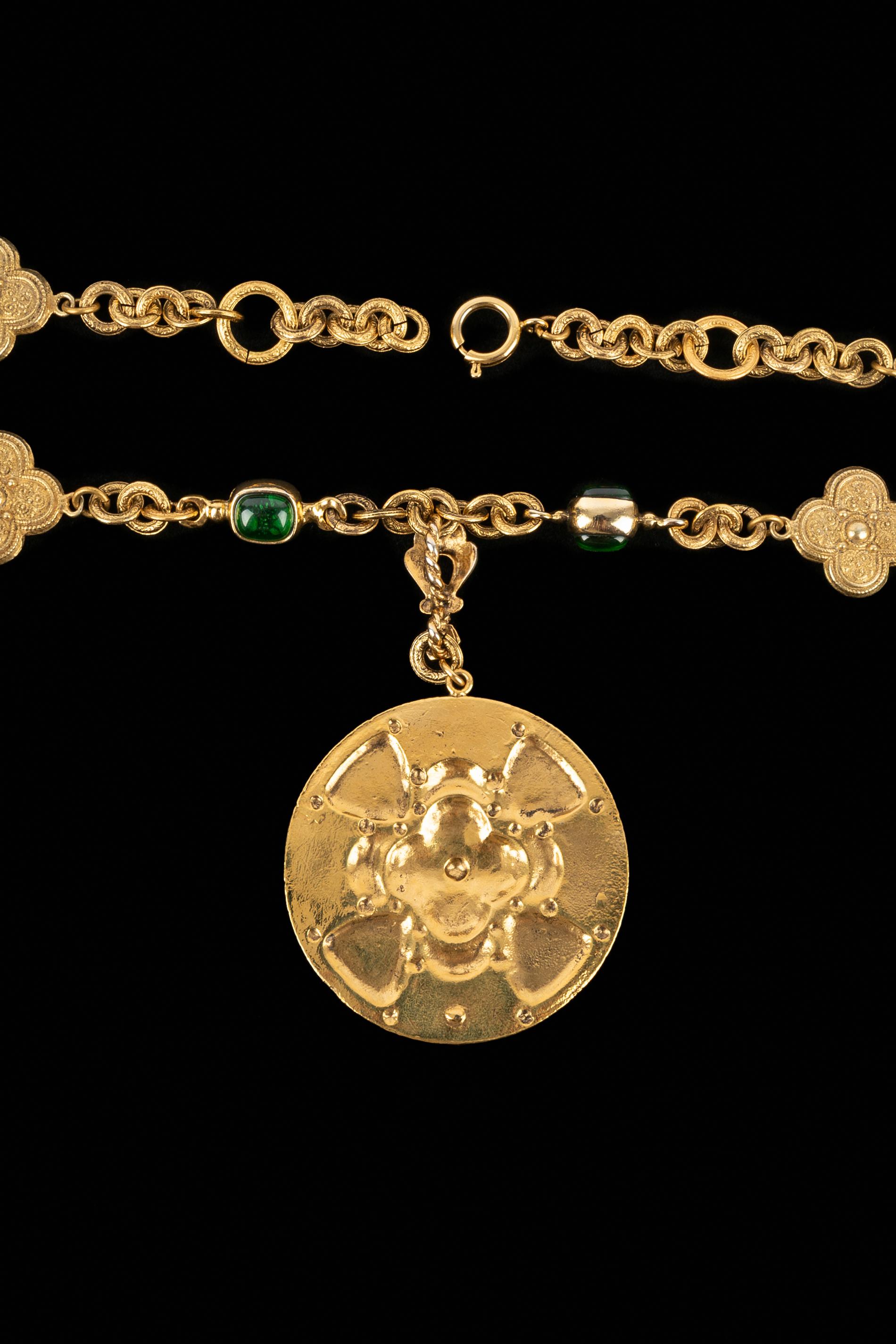 Chanel Byzantine necklace 1984 For Sale 1