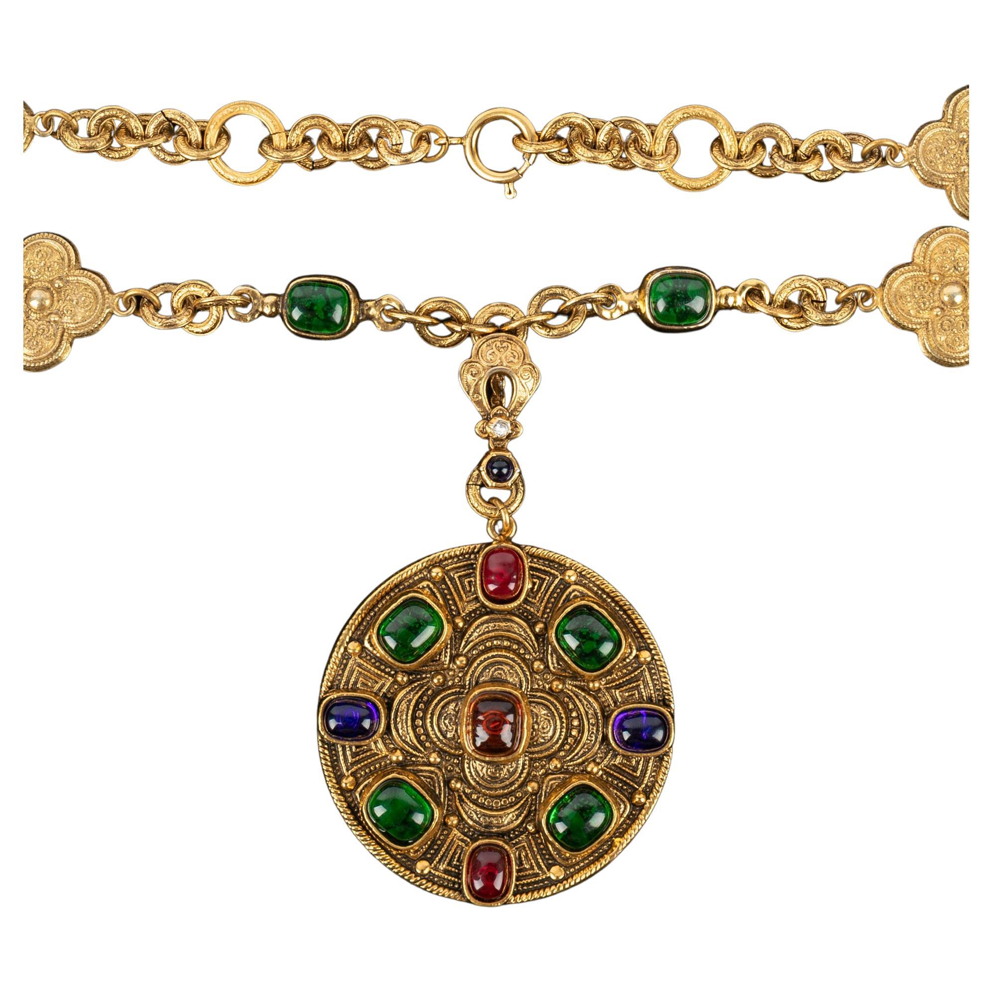 Chanel Byzantine necklace 1984 For Sale