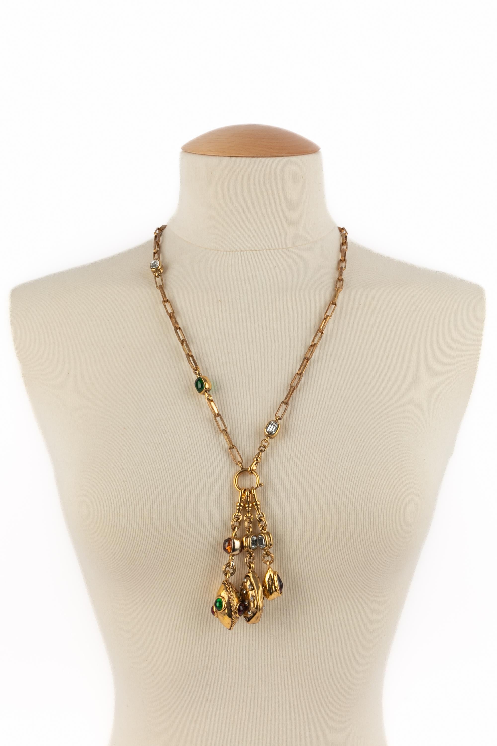 Chanel Collier byzantin 1985s en vente 6