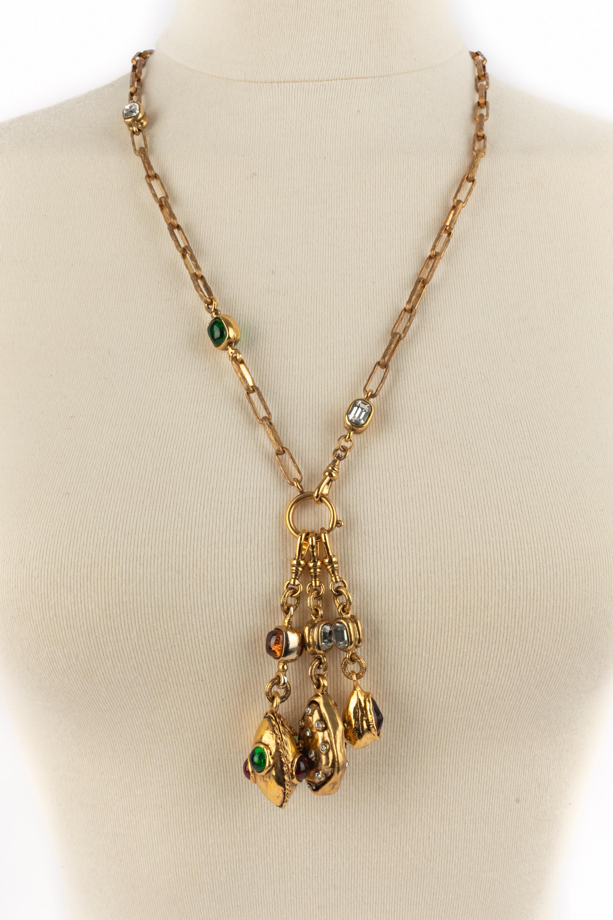 Chanel Collier byzantin 1985s en vente 7