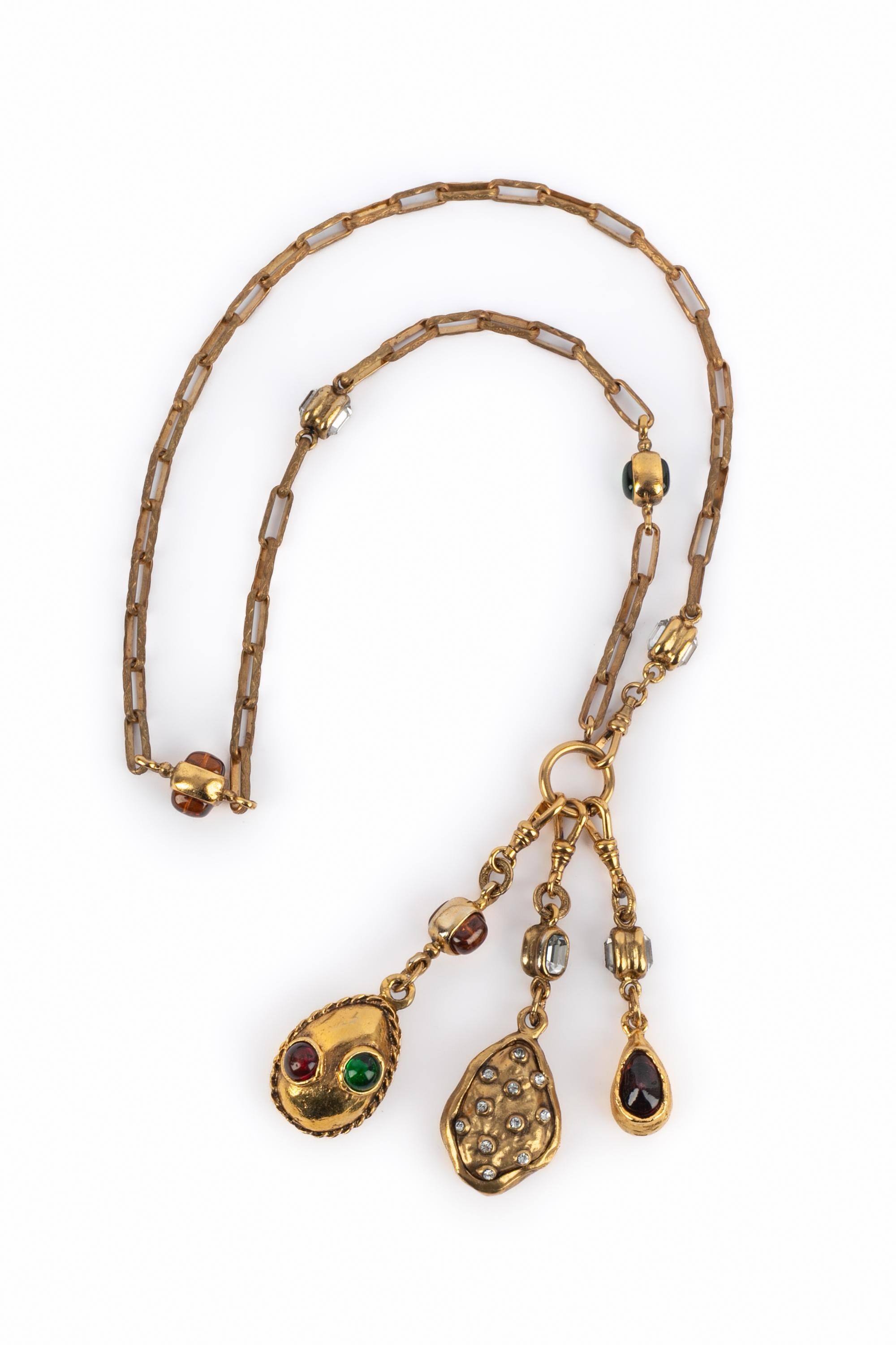 Chanel Collier byzantin 1985s Excellent état - En vente à SAINT-OUEN-SUR-SEINE, FR