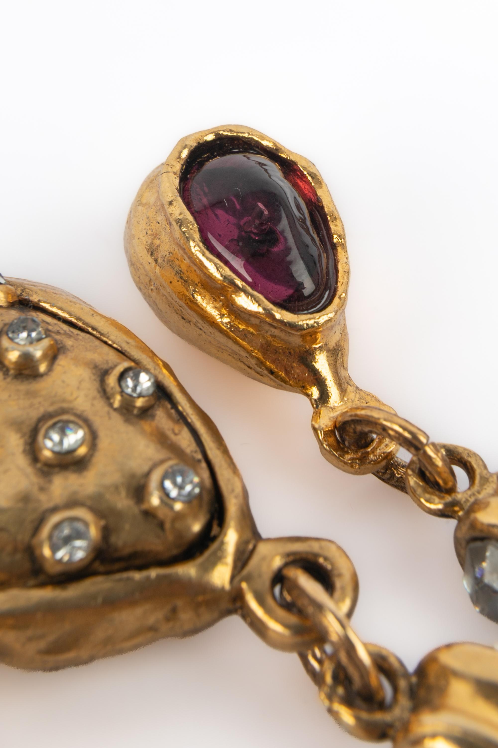 Chanel Collier byzantin 1985s en vente 3