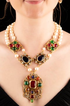 Chanel byzantine necklace by Karl Lagerfeld 1984
