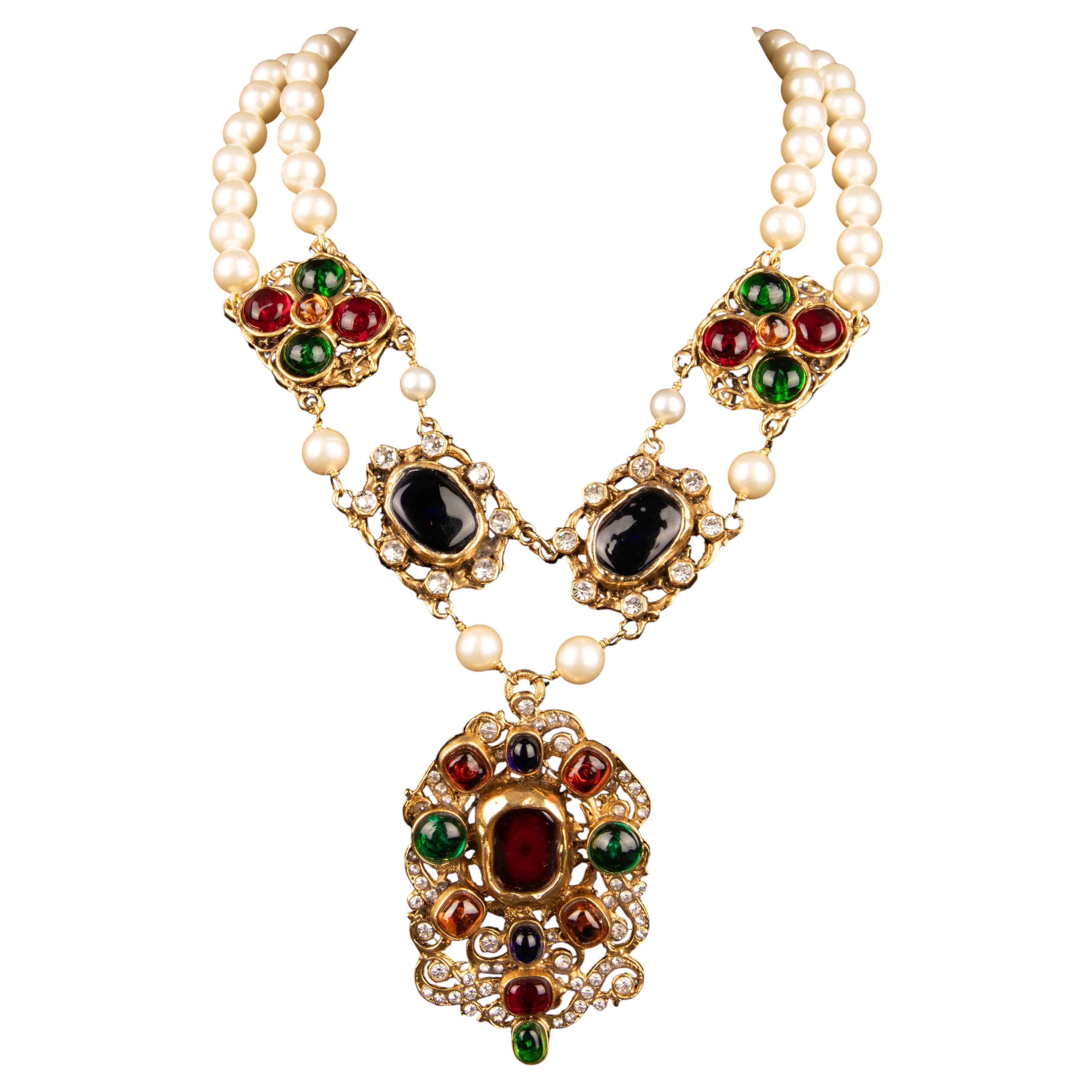 Chanel byzantine necklace by Karl Lagerfeld 1984