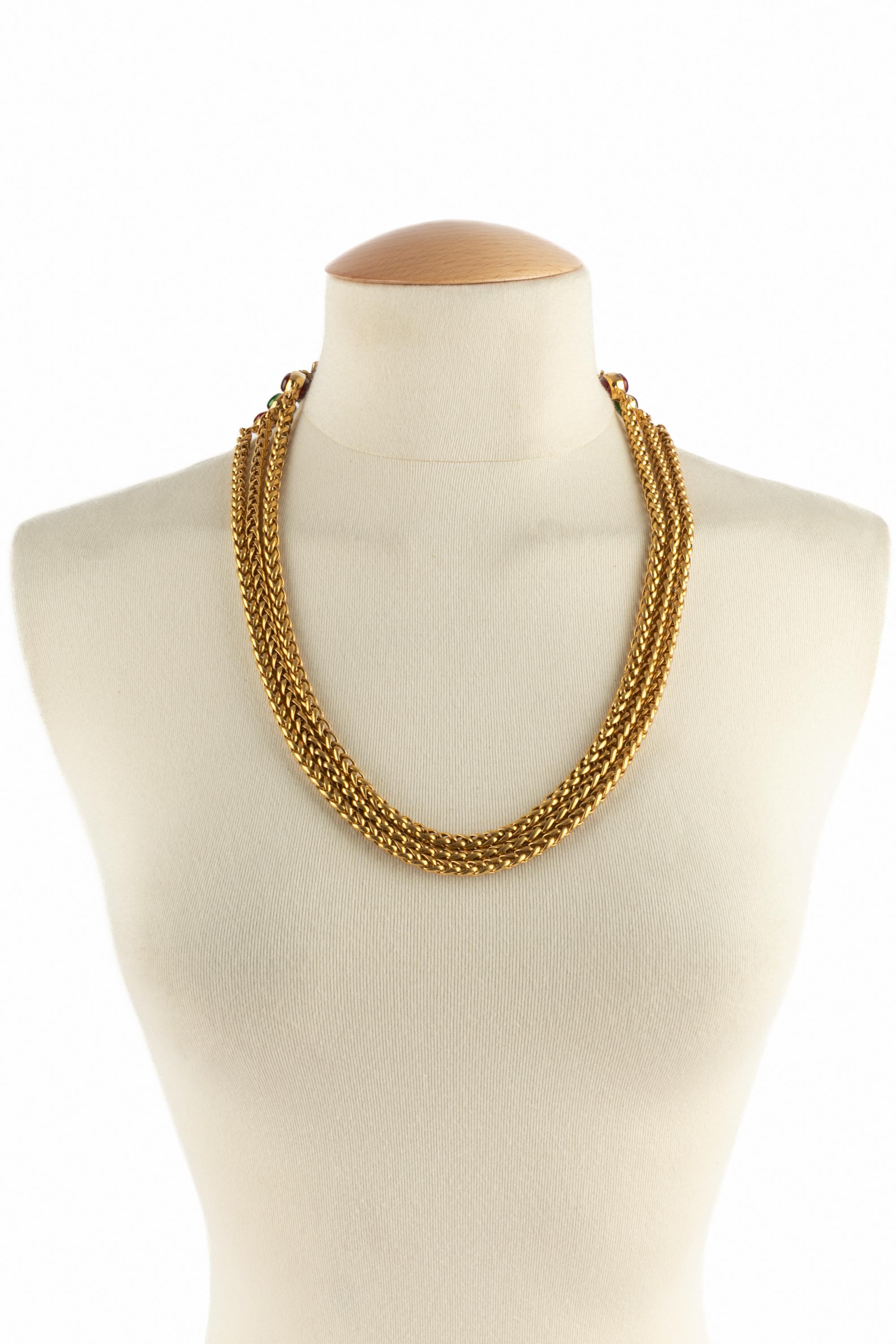 Chanel Byzantinische Halskette im Angebot 6