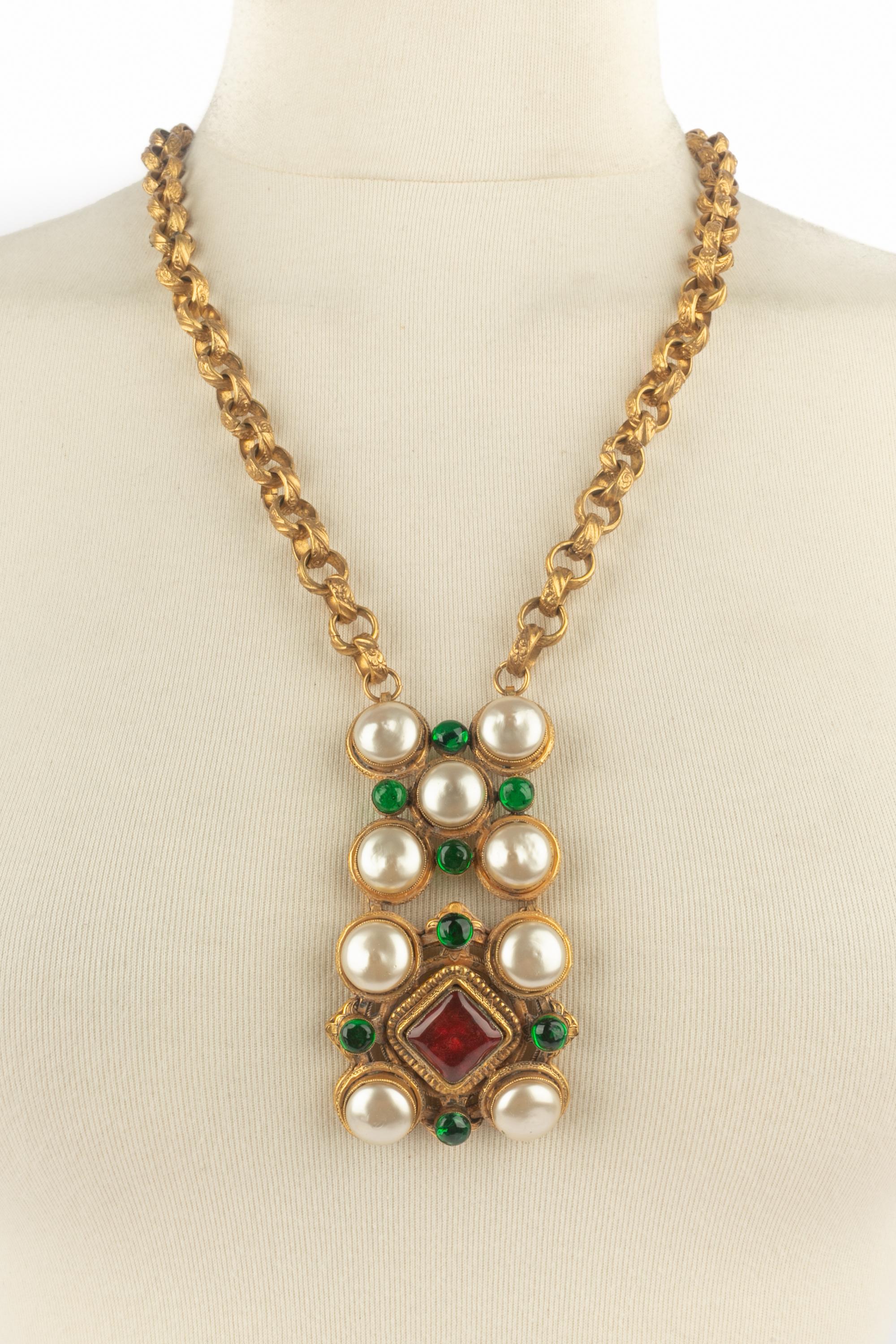 Collier byzantin Chanel en vente 6