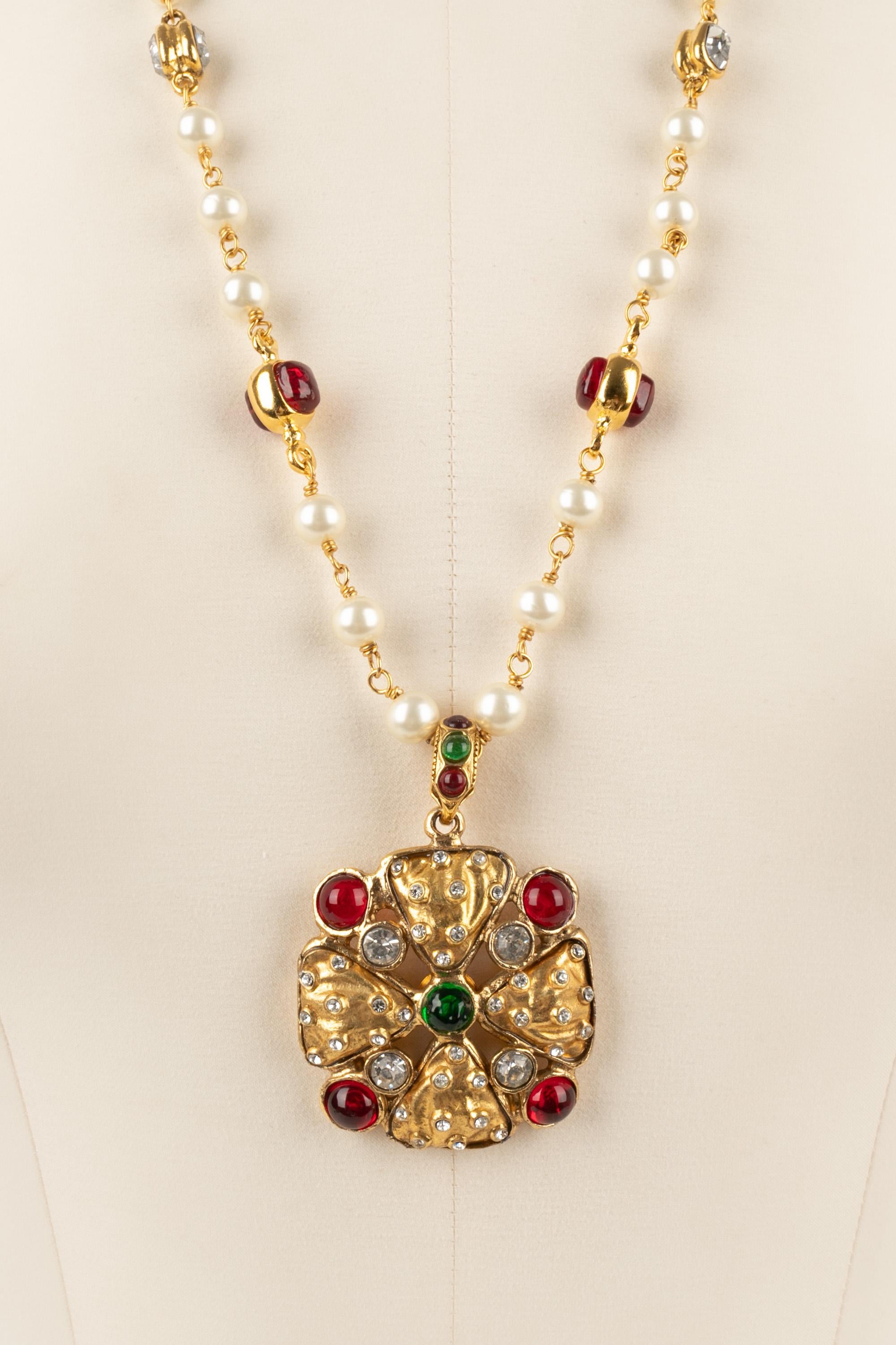 Chanel Byzantine necklace In Excellent Condition In SAINT-OUEN-SUR-SEINE, FR