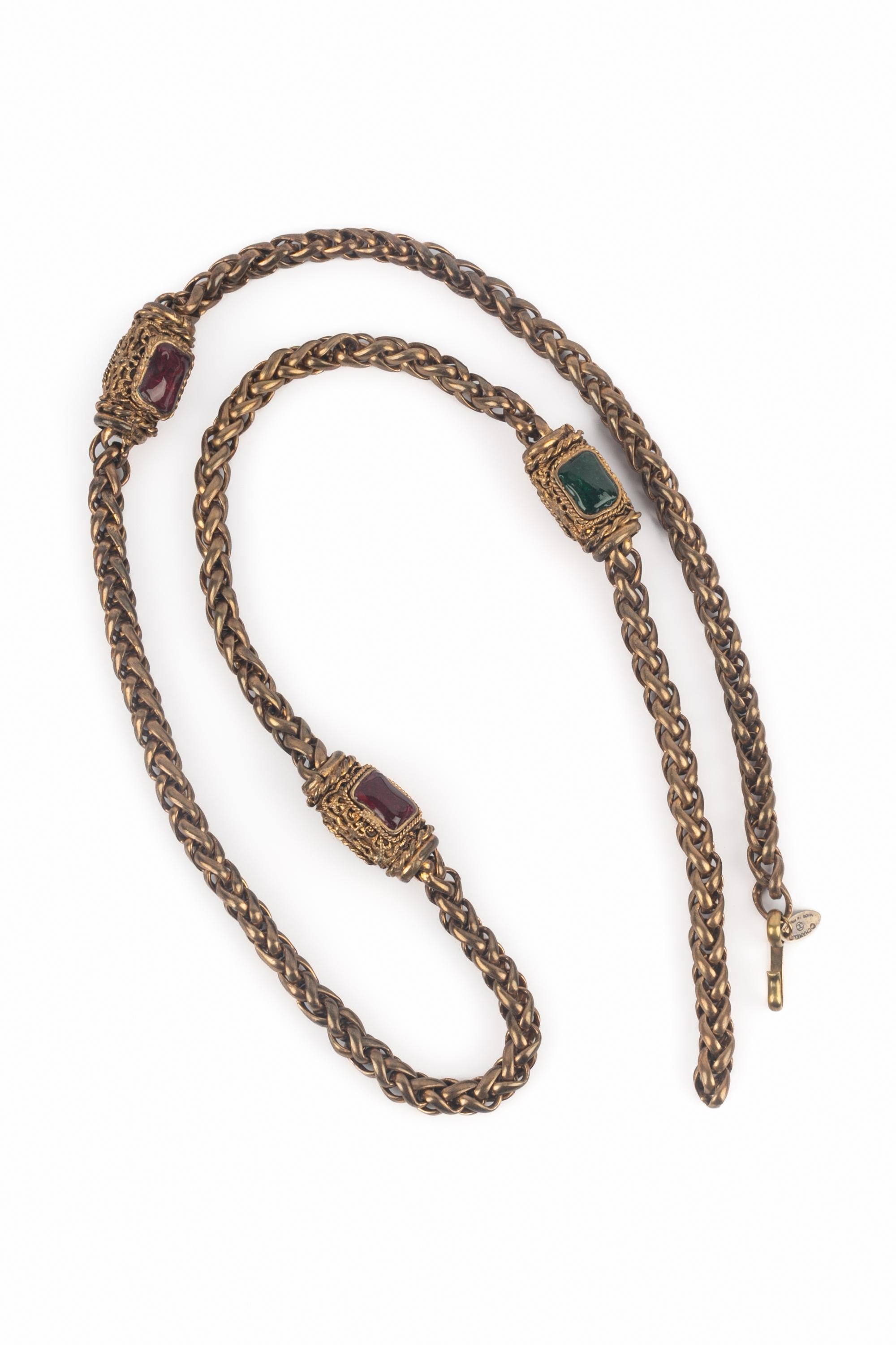 Collier byzantin Chanel Excellent état - En vente à SAINT-OUEN-SUR-SEINE, FR