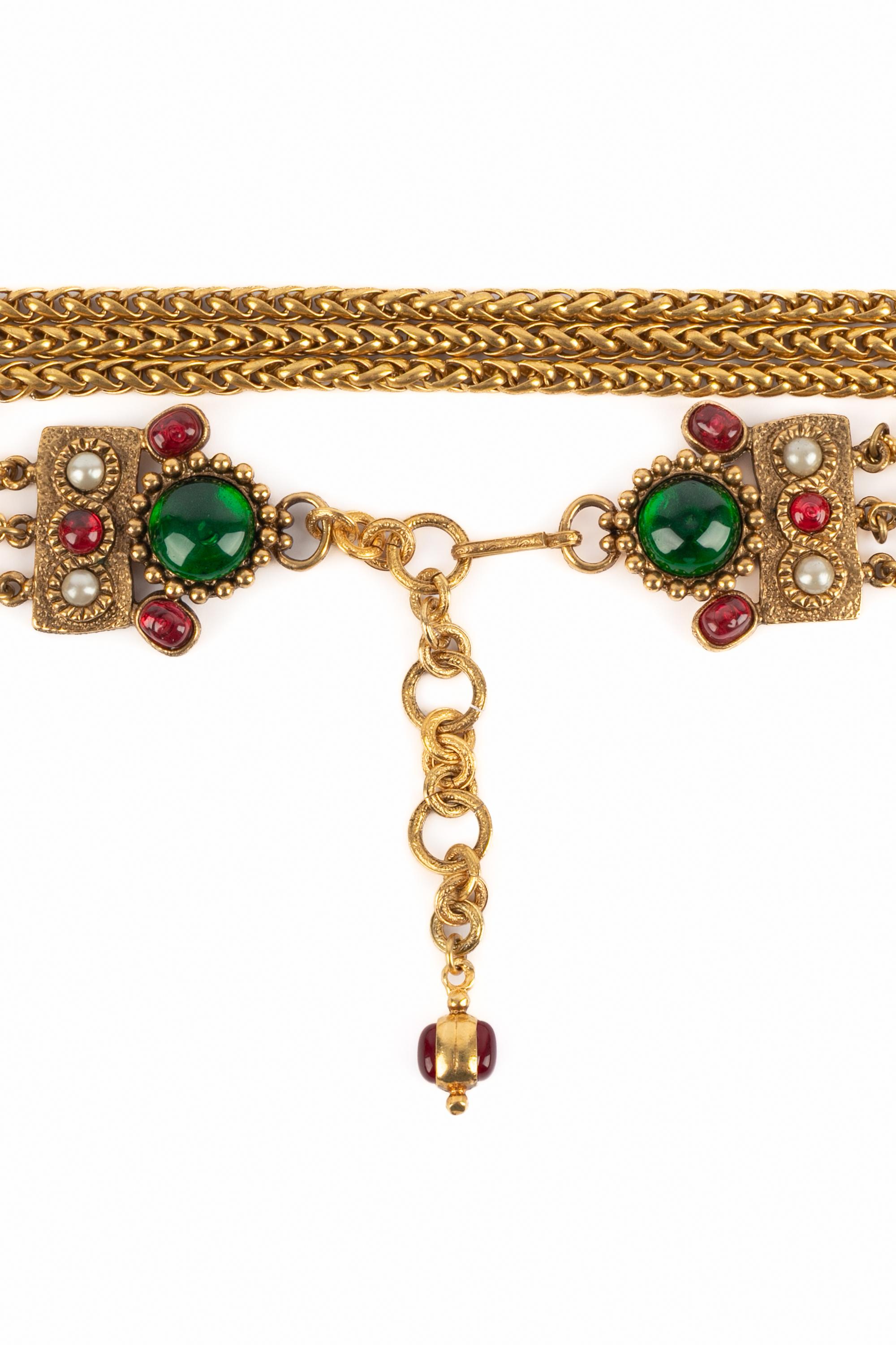 Chanel Byzantinische Halskette Damen im Angebot