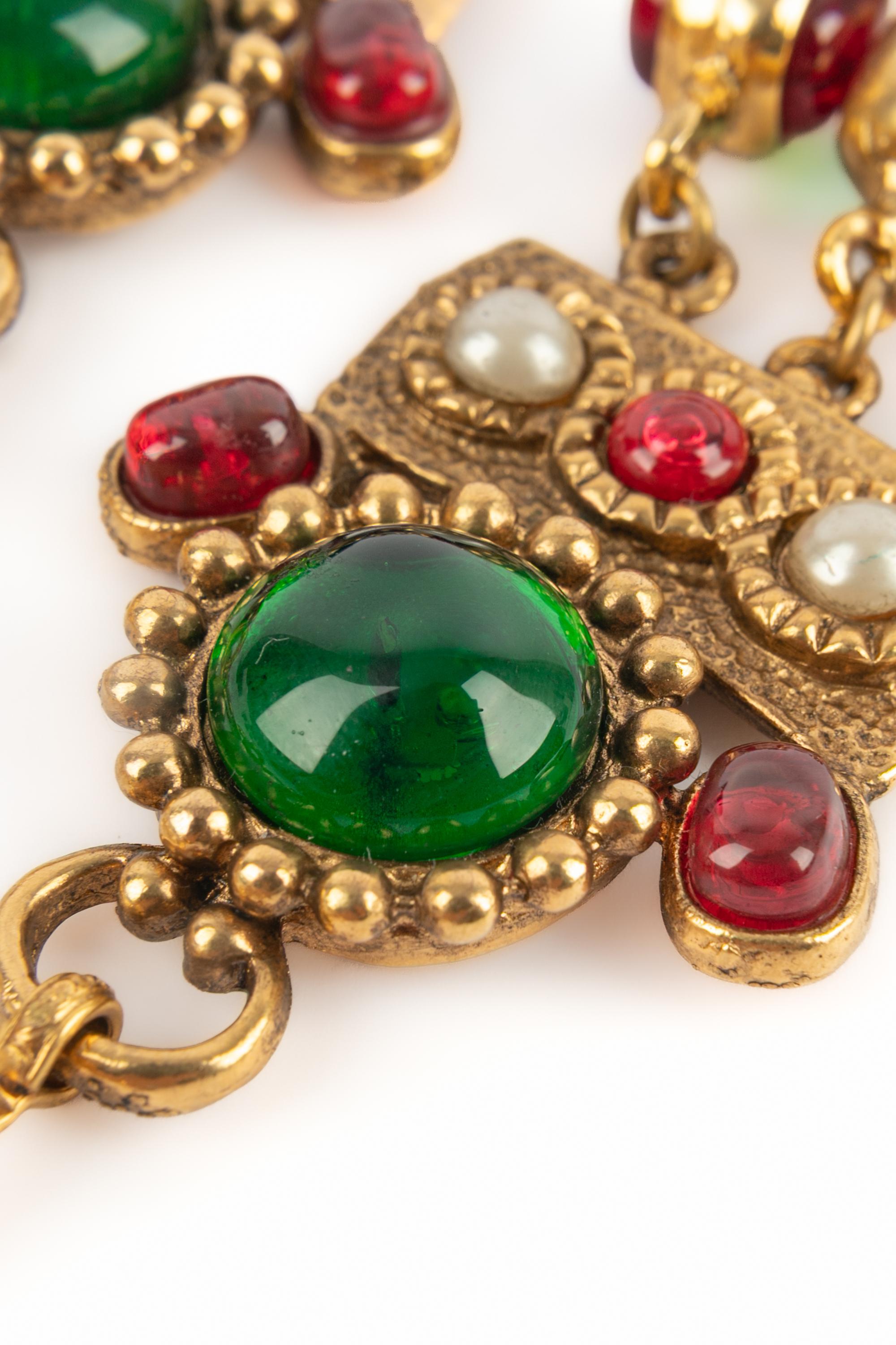 Chanel Byzantinische Halskette im Angebot 2