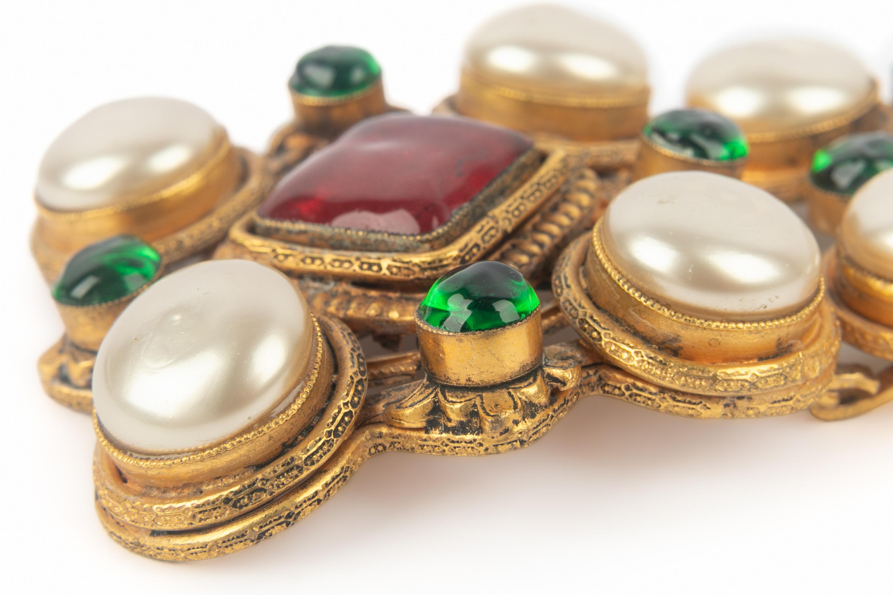 Collier byzantin Chanel en vente 2