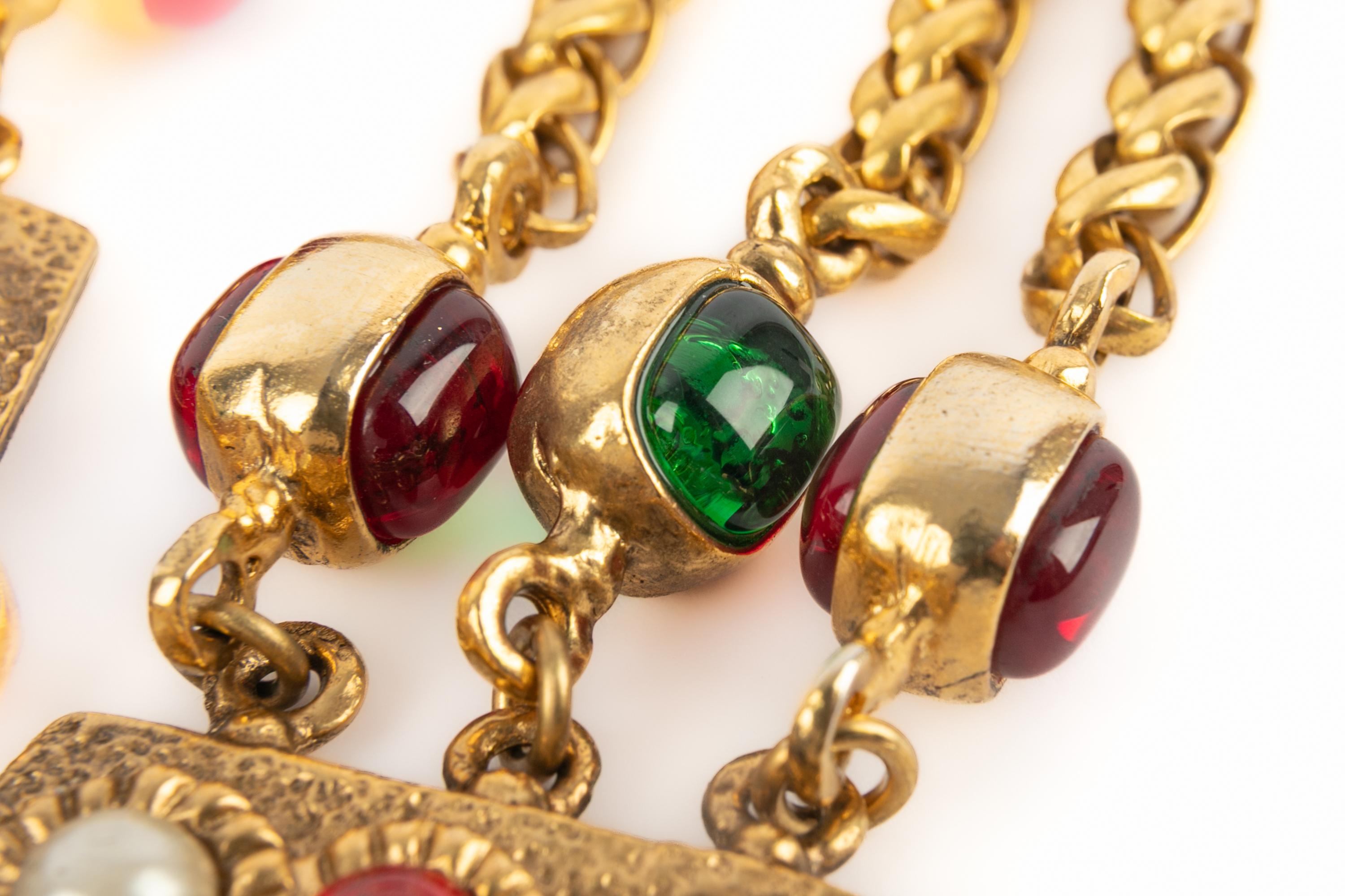 Chanel Byzantinische Halskette im Angebot 3