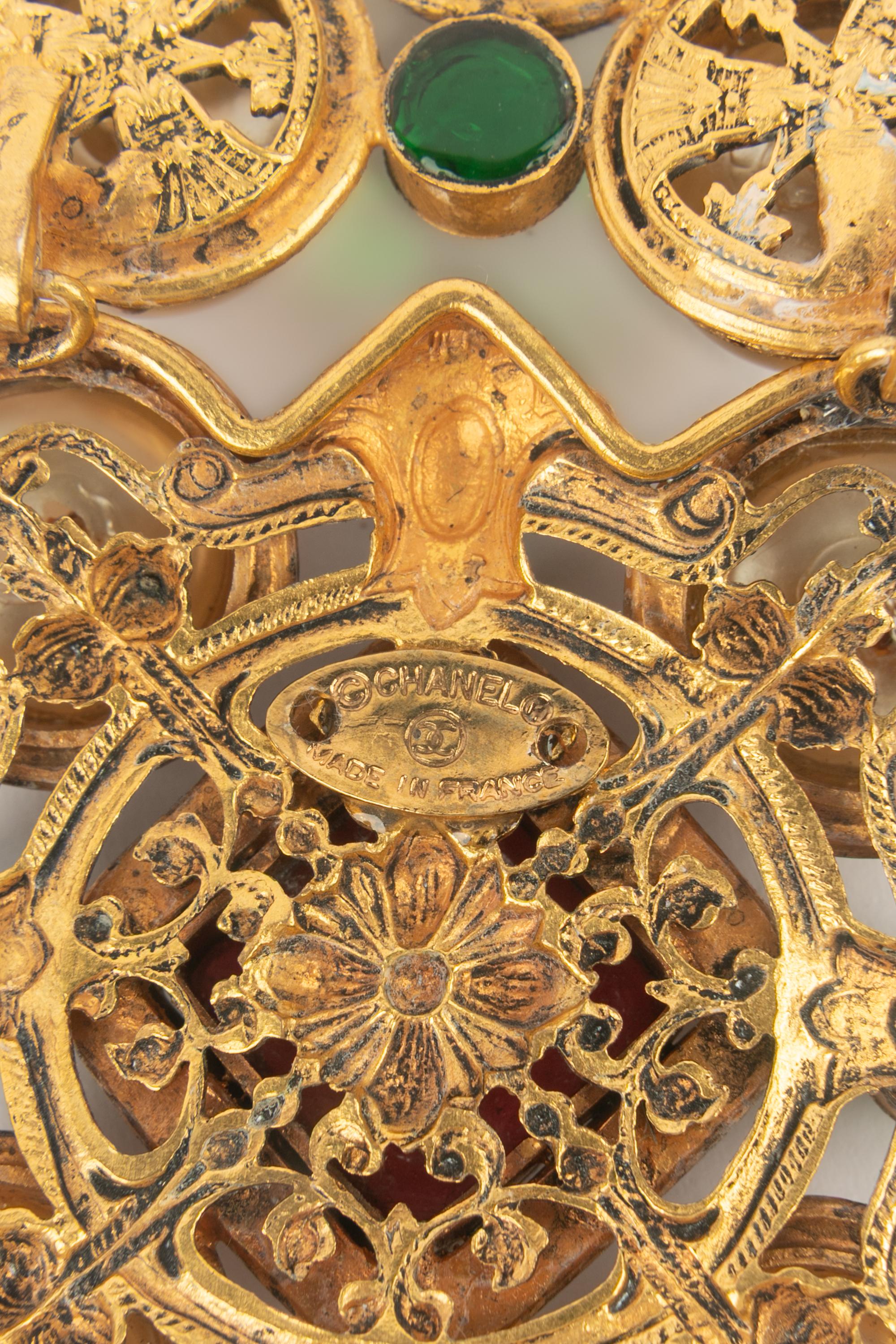 Collier byzantin Chanel en vente 4