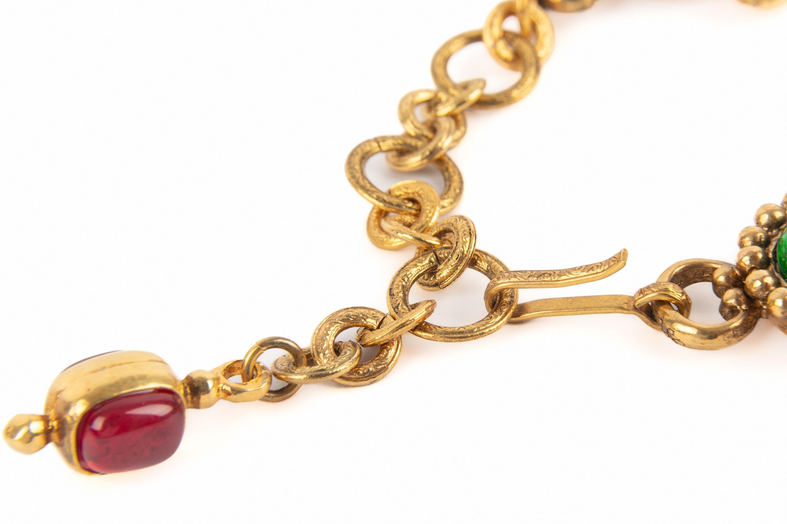 Chanel Byzantinische Halskette im Angebot 5