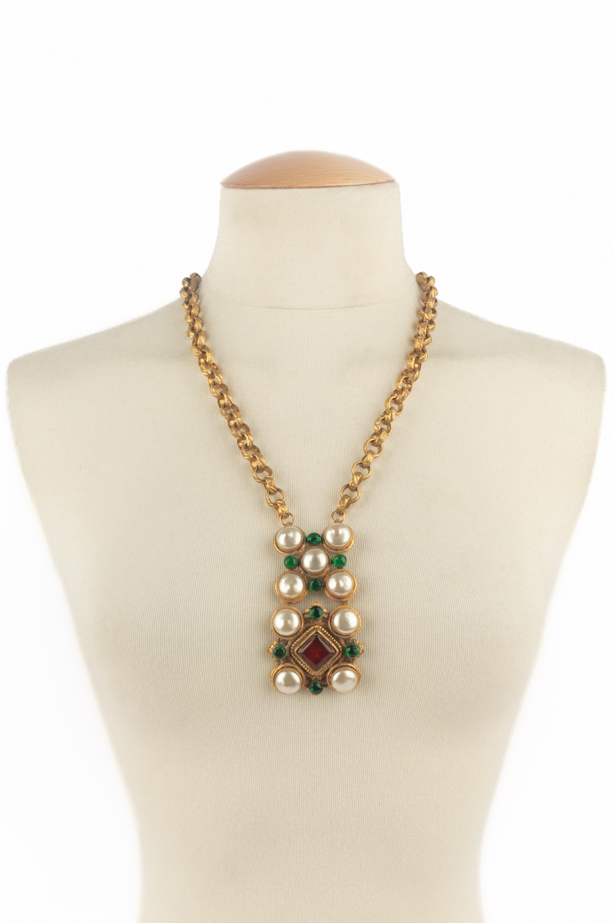 Collier byzantin Chanel en vente 5