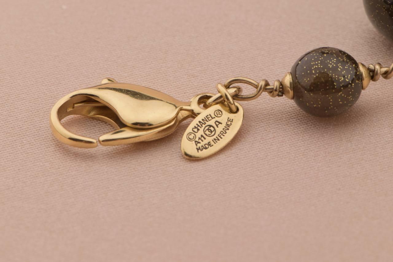 Chanel Byzantinischer Stil CC Logo Lange Kette Halskette 2
