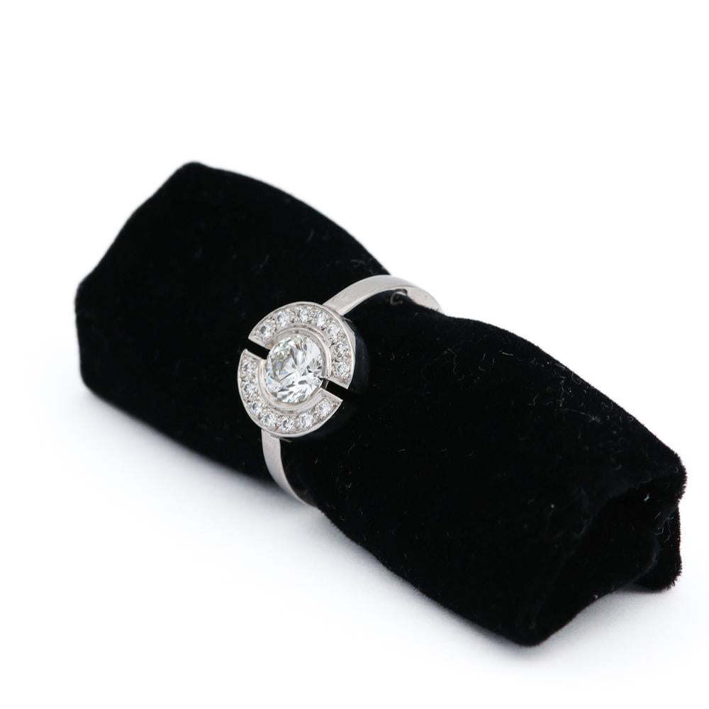 Chanel C Ferme Diamantring (Rundschliff)