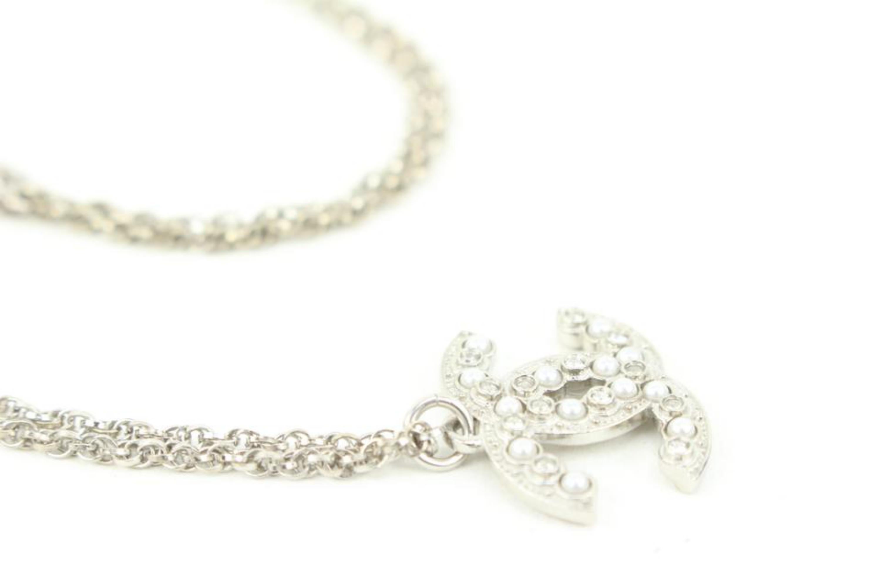 Chanel C22P Pearl CC Chain Necklace 41c22s 4