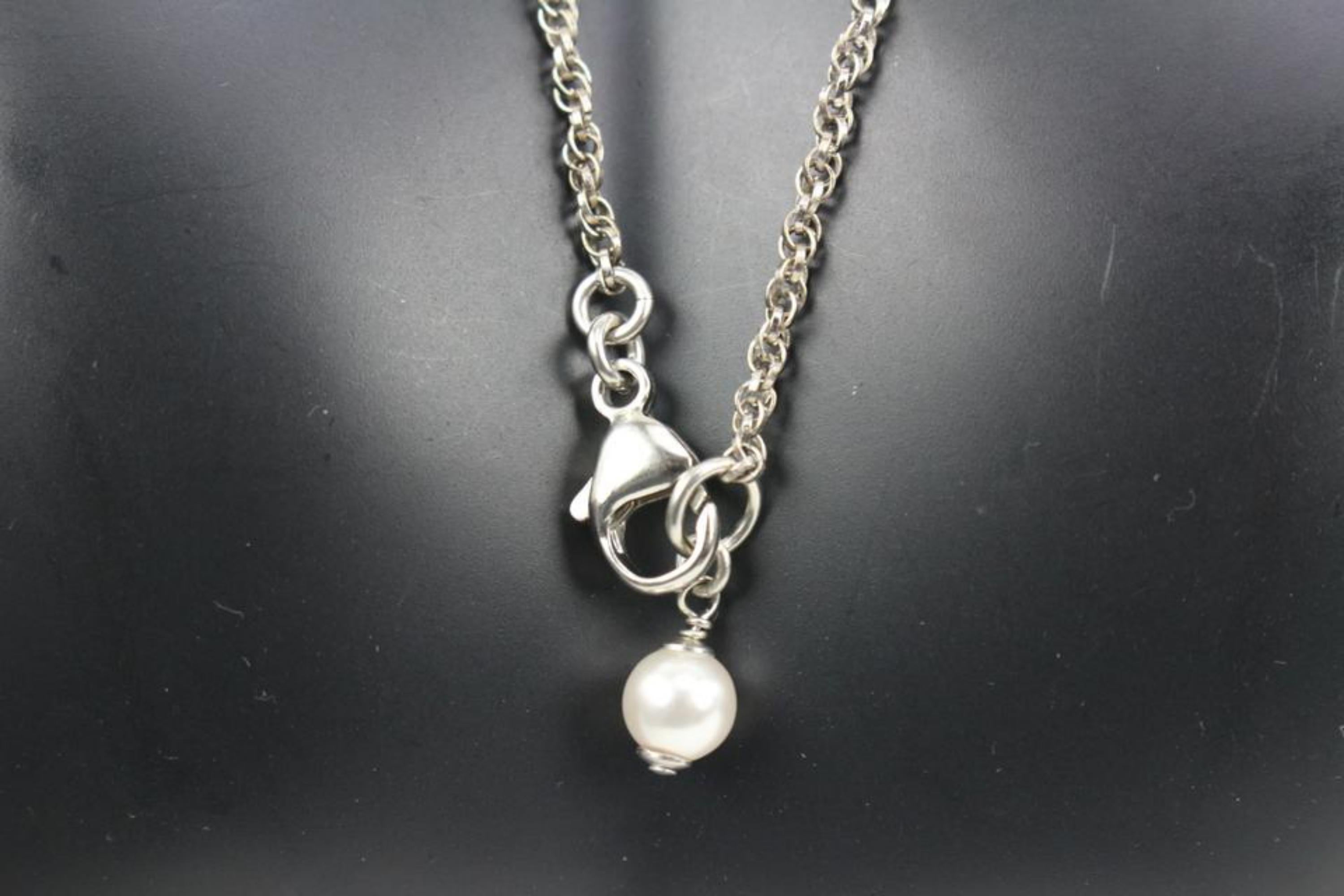 Chanel C22P Pearl CC Chain Necklace 41c22s 6