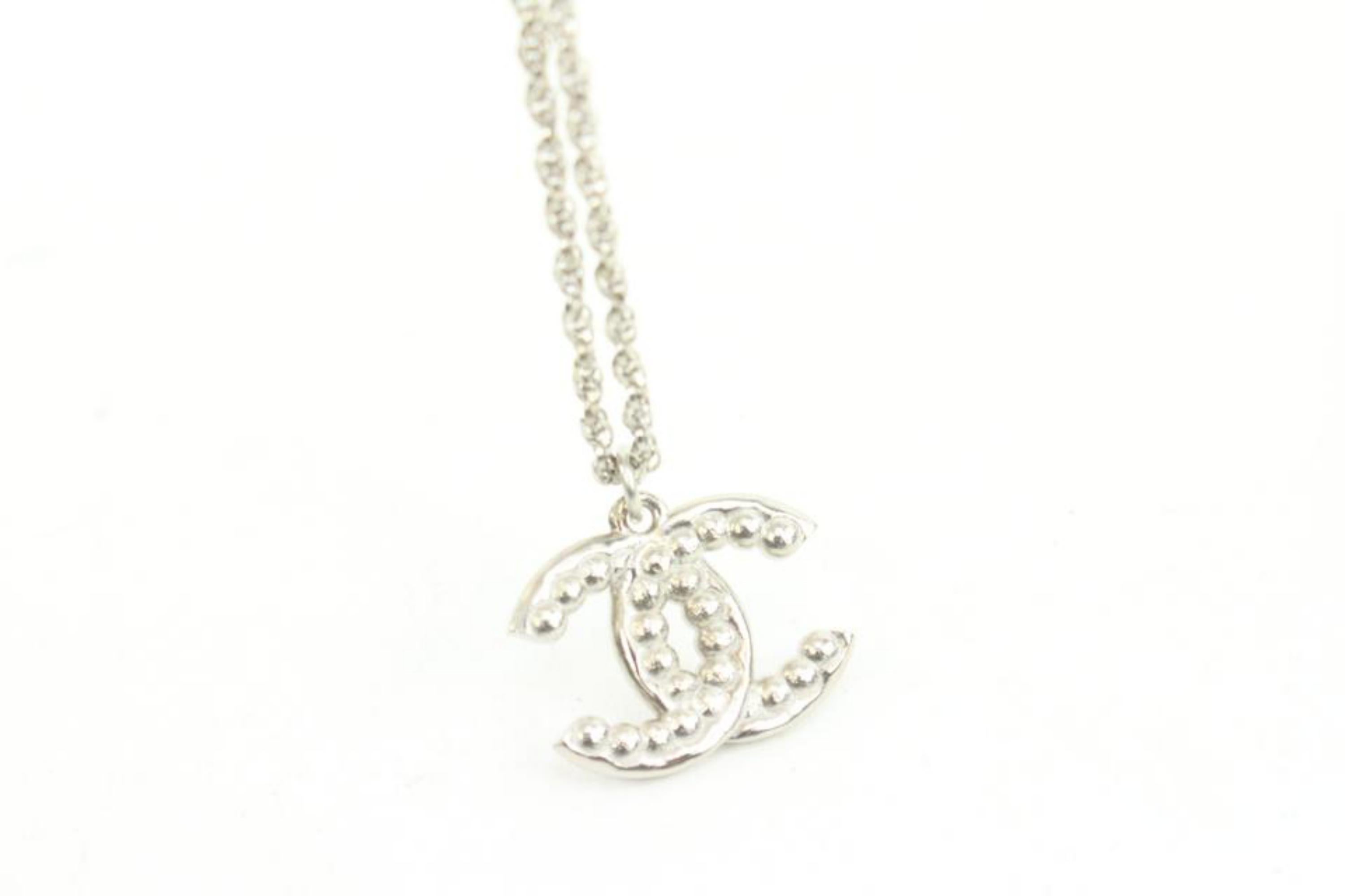 Chanel C22P Pearl CC Chain Necklace 41c22s 1