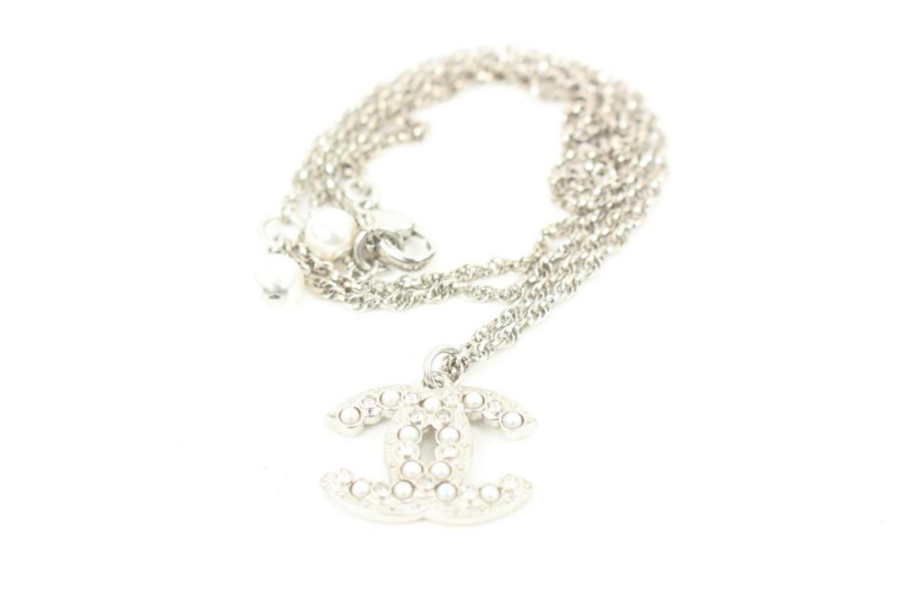 Chanel C22P Pearl CC Chain Necklace 41c22s 3