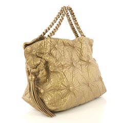 Chanel Ca D'Oro Tote Quilted Lambskin Large