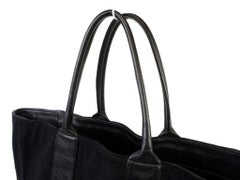 Chanel Cabas Xl Vertical 220752 Black Leather Tote