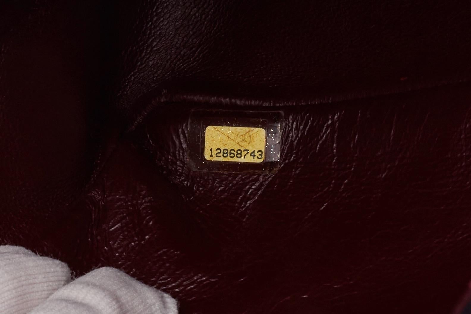 Chanel Calfskin Black Reissue 2.55 227 Flap Bag For Sale 11