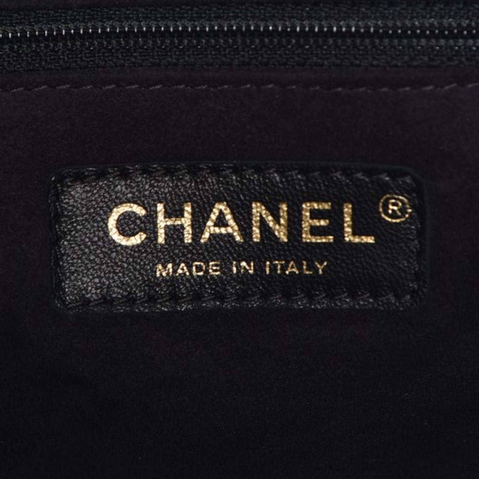 Borsa Chanel in pelle di vitello nera Paris Rome piccola con coulisse In condizioni buone a Montreal, Quebec