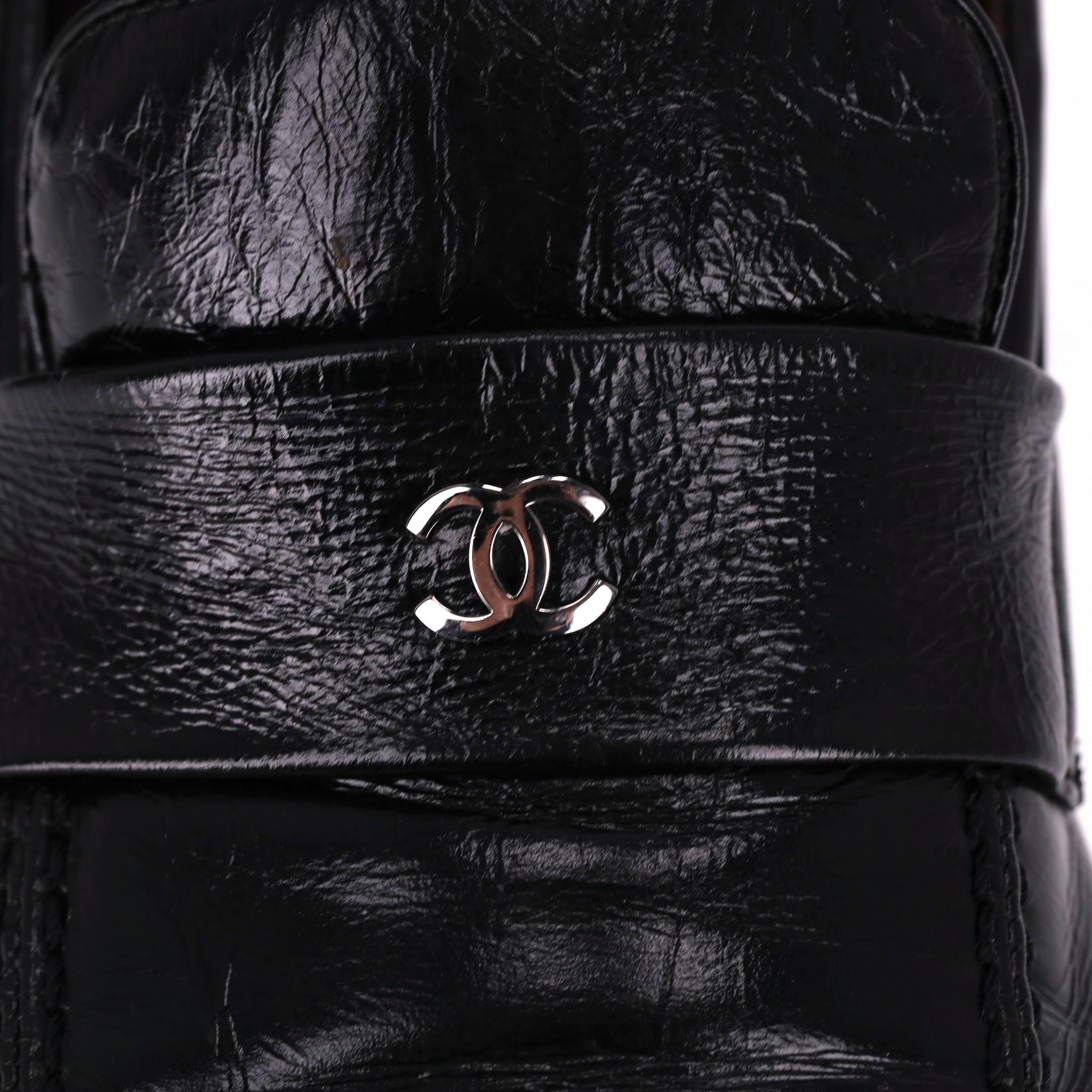 Chanel Calfskin Leather 'CC' Logo & Chain Moccasin Loafers 2