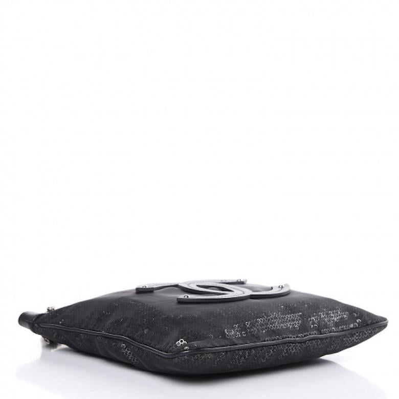 chanel sequin tote
