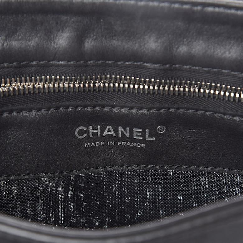 black sequin bag