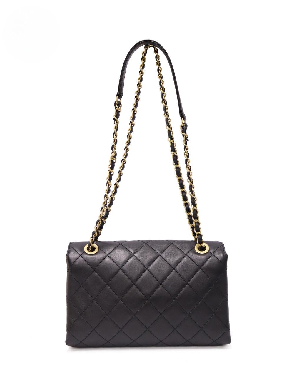 Chanel Calfskin Quilted Enchained Flap Bag 4