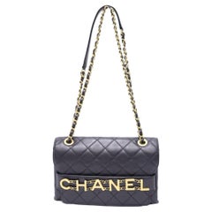 Chanel Calfskin Quilted Enchained Flap Bag