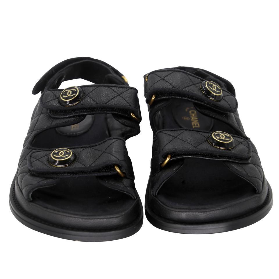 chanel dad sandals